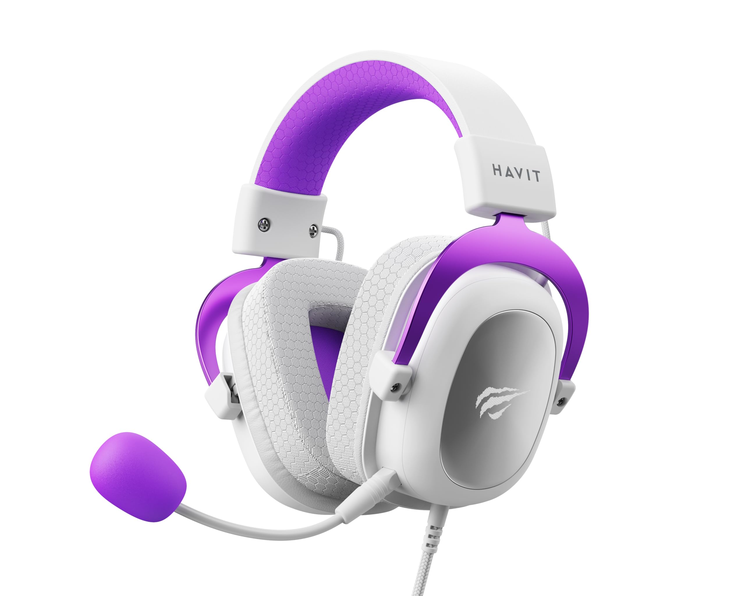 Havit HvH2002D Purple Gaming Headset Headset With Microphone, Speaker 53Mm, Plug 3, 5Mm: Compatible With Xbox One And Ps4, Havi