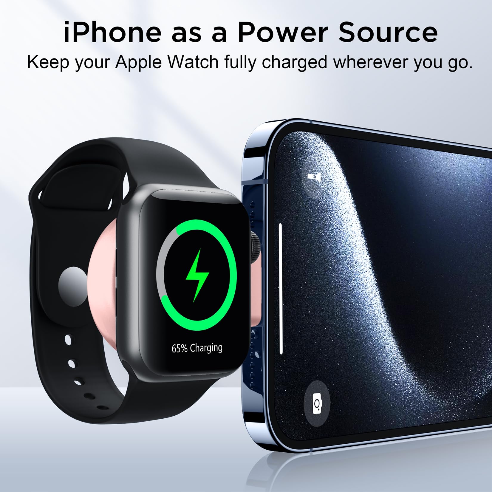 2024 Upgrade For Apple Watch Charger,Magnetic Portable Iwatch Charger Usb C&Usb A Fast Wireless Charging Travel Battery Charger