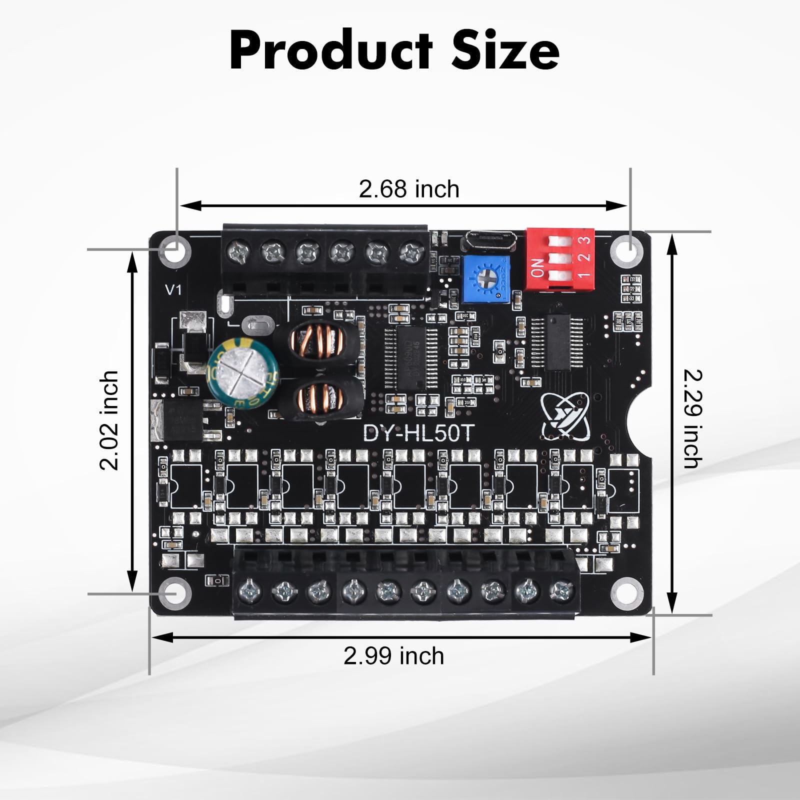 1 Pc 60W Voice Playback Module Support Tf Card(32Gb Max), Pemenol Dc 9 24V Sound Module Music Player Voice Broadcast Device Supp