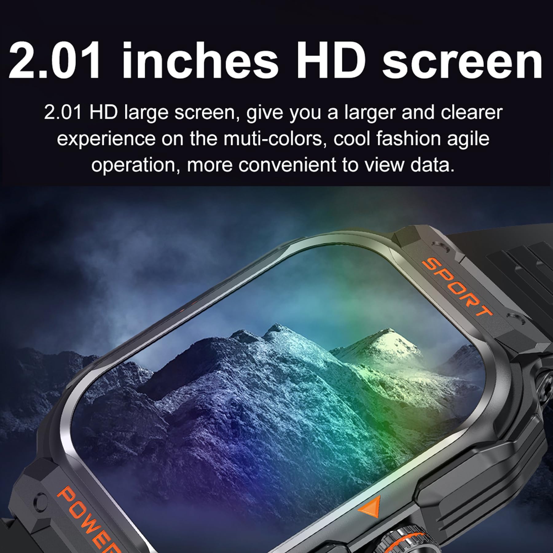 Uyrgt Smart Watch With Headphones,Ios And Android Phones,2 Inch Full Touch Screen,Fitness Tracker,Answer/Make Call,Voice Recordi