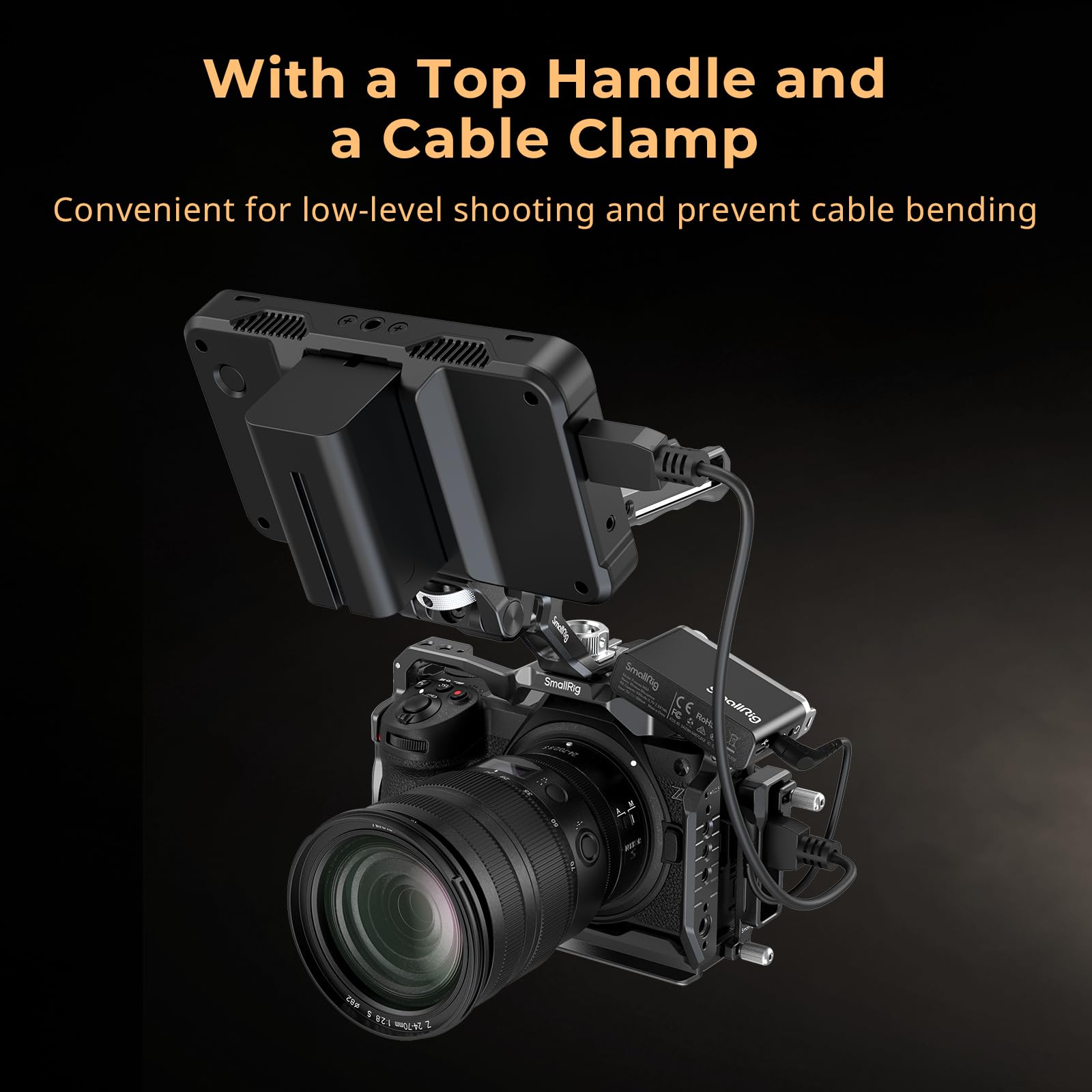 Smallrig Z6 Iii Camera Cage Kit For Nikon Z6 Iii, With Top Handle And Cable Clamp, Aluminum Alloy Camera Full Cage Kit With Anti