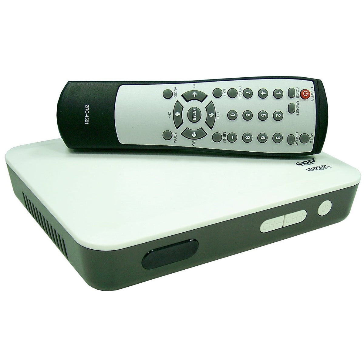 Zinwell Zat-970A Digital To Analog Tv Converter Box (For Antenna Use)