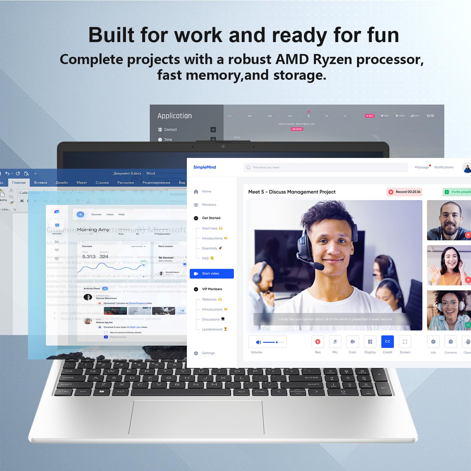 Hp Essential 255 G10 15.6'' Fhd Laptop | Amd Ryzen 5 7530U | 16Gb Ram | 512Gb Ssd | Bluetooth | Hdmi | Wi-Fi 6 | Webcam | Window