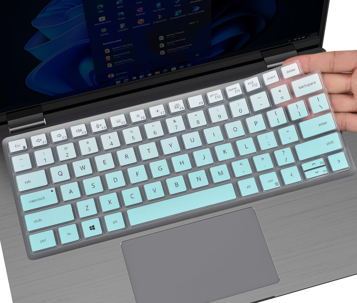 Casebuy Keyboard Cover For Dell Latitude 7450 7440 7430 7420 7410 14'', Dell Latitude 3450 3440 5450 5440 5430 5431 5420 14'', L