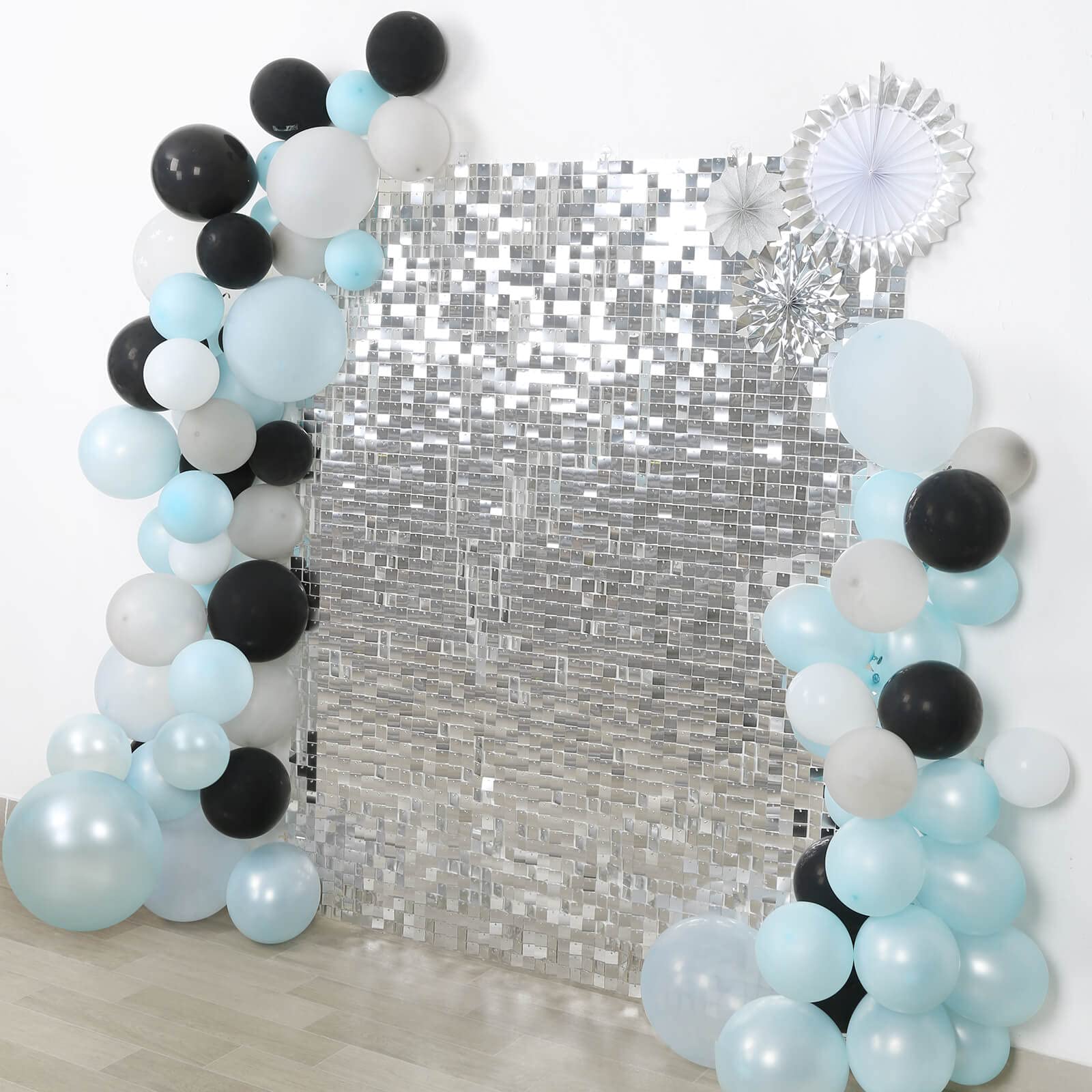 Silver Shimmer Backdrop Disco Backdrop Wedding Silver Shimmer Wall Backdrop Panels Christmas Glitter Wall Background For Bachelo