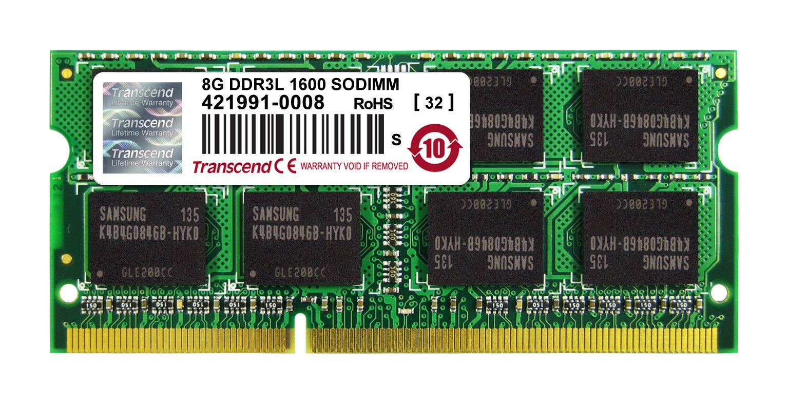 Transcend Information 8Gb Ddr3L 1600 So Dimm 2Rx8
