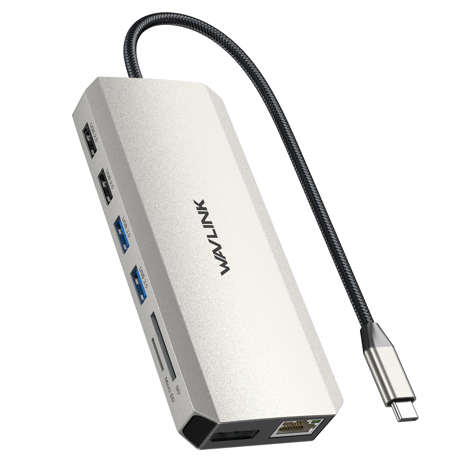 Wavlink Usb C Docking Station Dual Monitor, Usb C Hub Laptop Triple Display, Usb C To 2 Hdmi,Displayport, Pd Charging,Ethernet,5 Usb,Sd/Tf Card Reader,Audio For Macbook, Dell, Hp, Lenovo, Surface