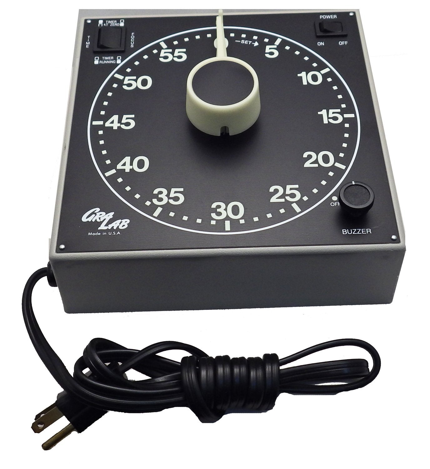 GraLab Model 300, 60 Minute Photography and Darkroom Timer, 7-1/2 Length x 7-1/2 Width x 2-1/2 Height