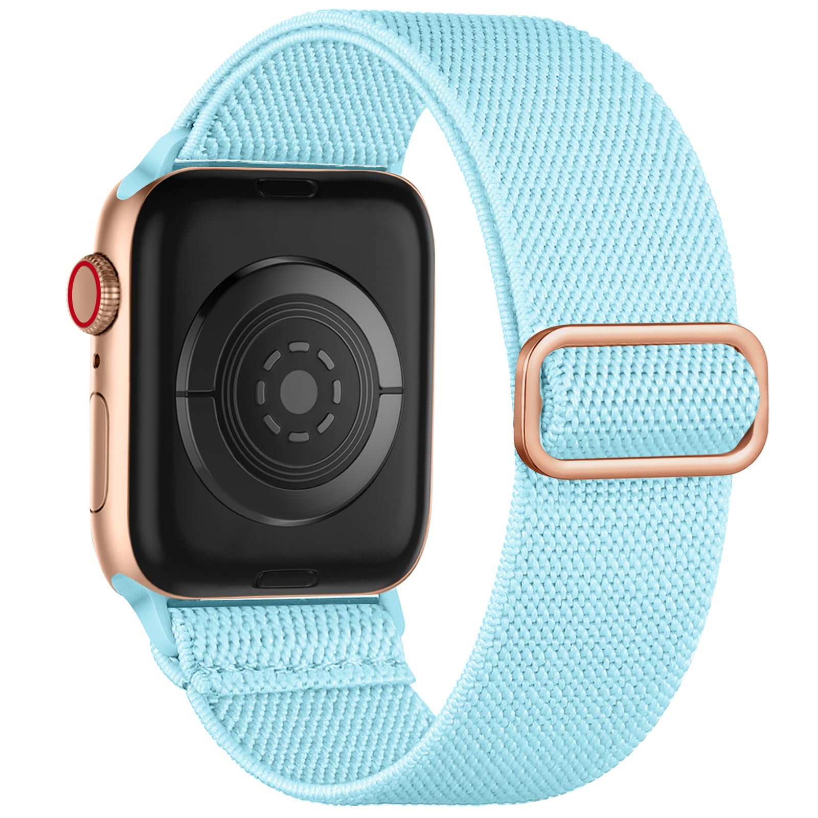 Maledan Stretchy Nylon Bands Compatible With Apple Watch Band 44Mm 45Mm 40Mm 38Mm 41Mm 42Mm 46Mm 49Mm Men Women,Cute Elastic Spo