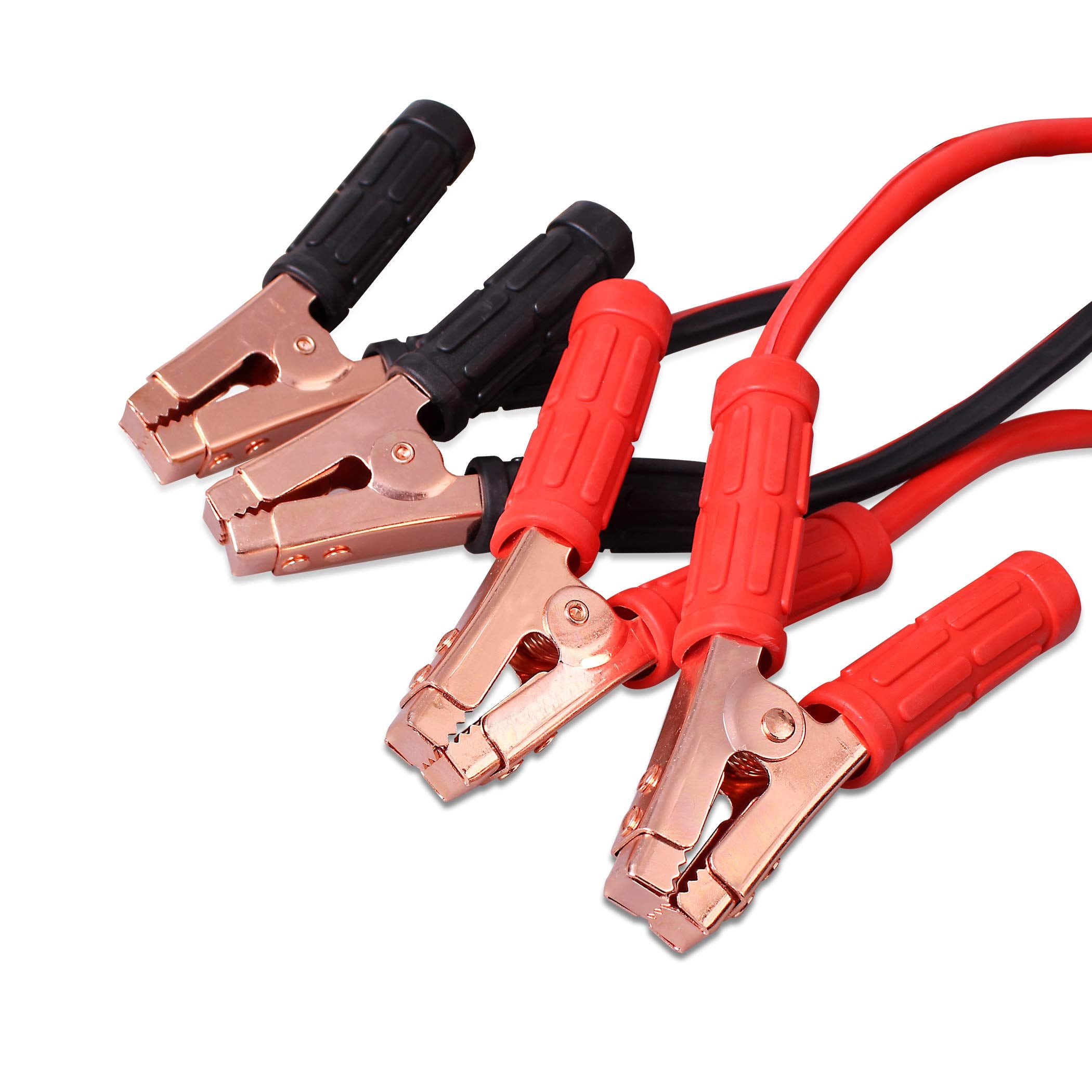 Cartman 1 Gauge 20 Feet Jumper Cables 800Amp Heavy Duty Booster Cables With Carry Bag