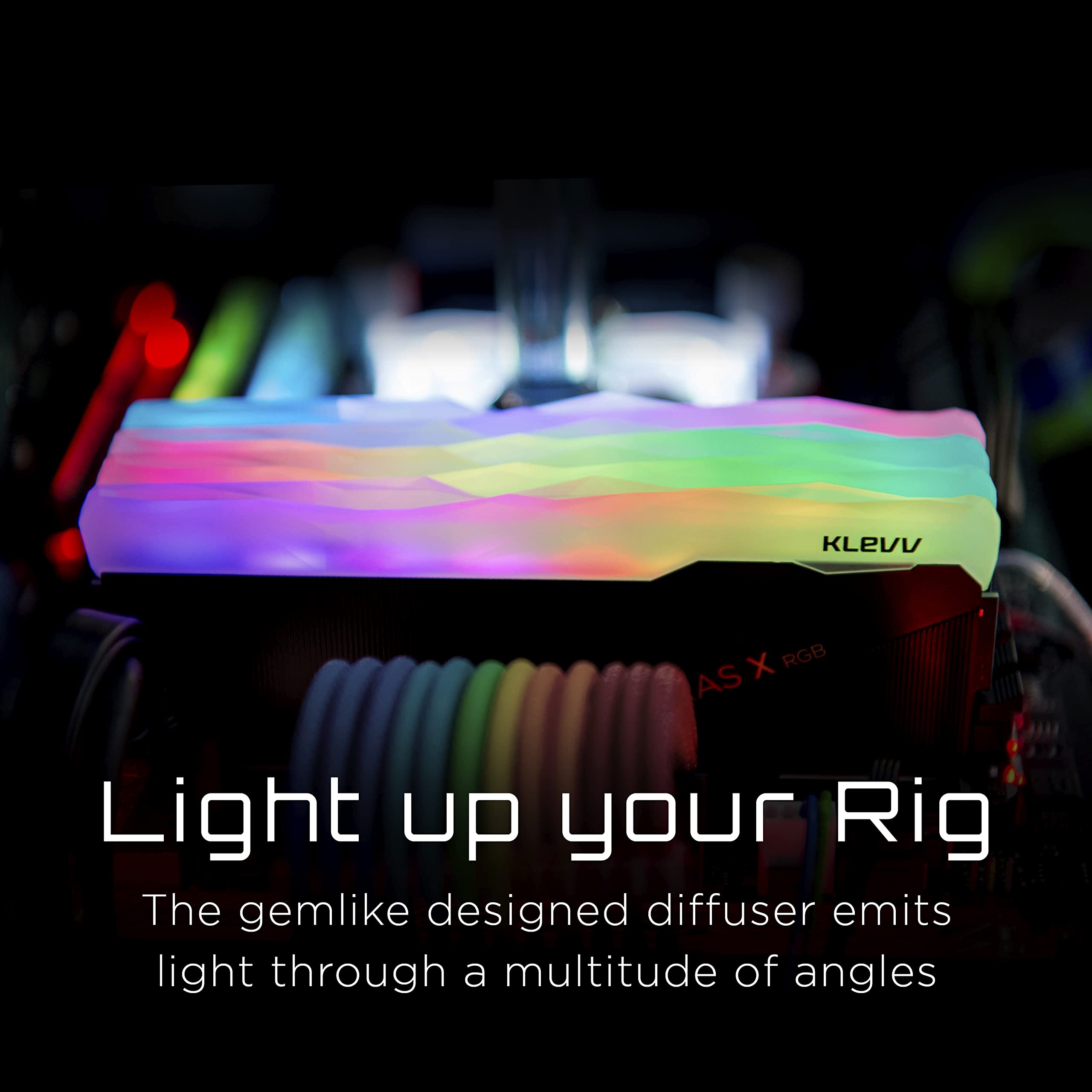 Klevv Cras X Rgb Ddr4 16Gb (2X8Gb) 3200Mhz Cl16 1.35V Gaming Desktop Ram Memory Sk Hynix Chip Xmp 2.0 Ready (Kd48Gu880 32A160X)