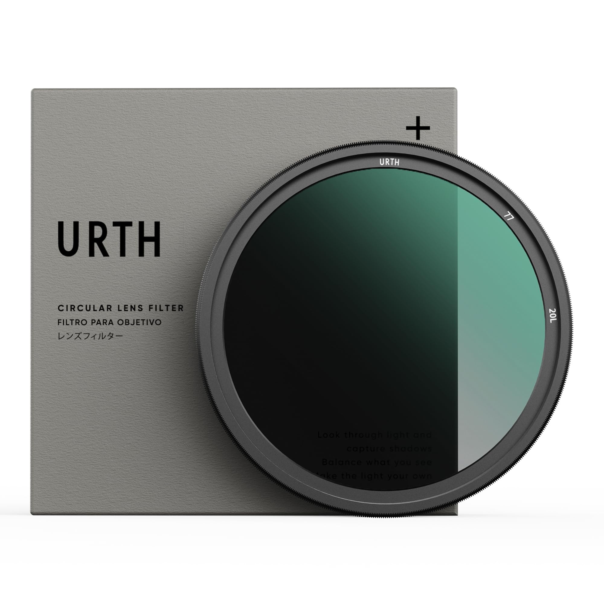 Urth 77Mm Nd2 32 Variable Nd Lens Filter (Plus+)   1 5 Stop Range, Ultra Slim 20 Layer Nano Coated Neutral Density Filter For Ca
