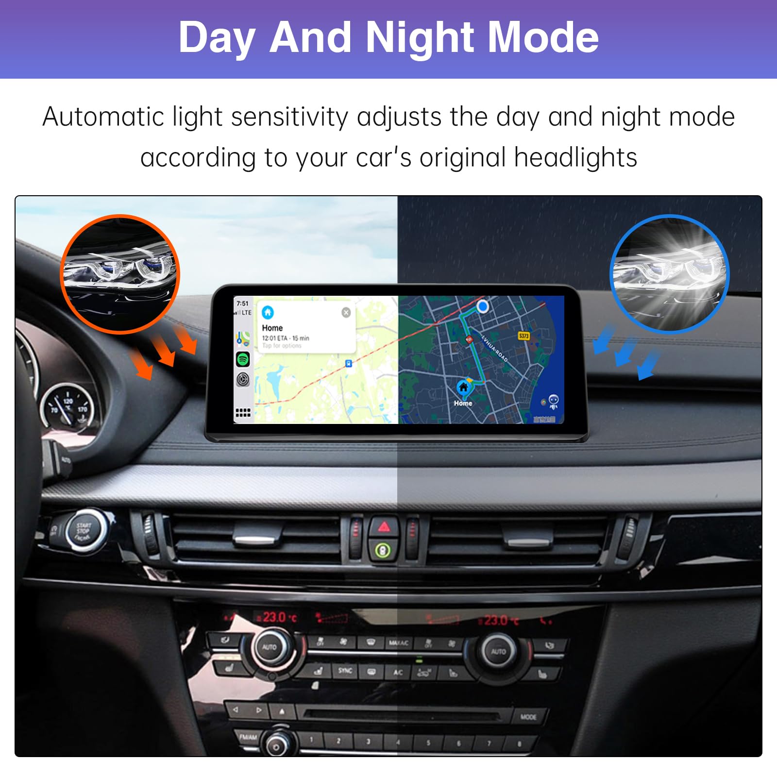Road Top 10.25 Inch Touchscreen Wireless Carplay Android Auto For Bmw X5 X6 Series F15/F16 2014 2016 Year With Nbt System, Car S