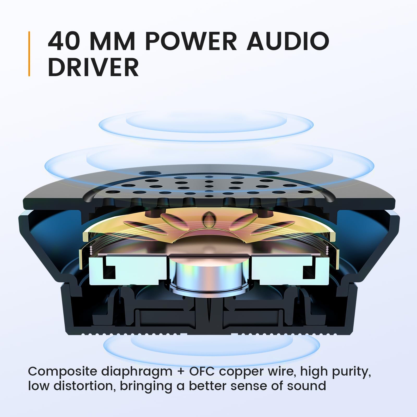 Eksa H15 Headset With Microphone For Laptop, Pc Headset With Mic Noise Cancelling, 3.5Mm Cable, In Line Volume Control & Mute, W