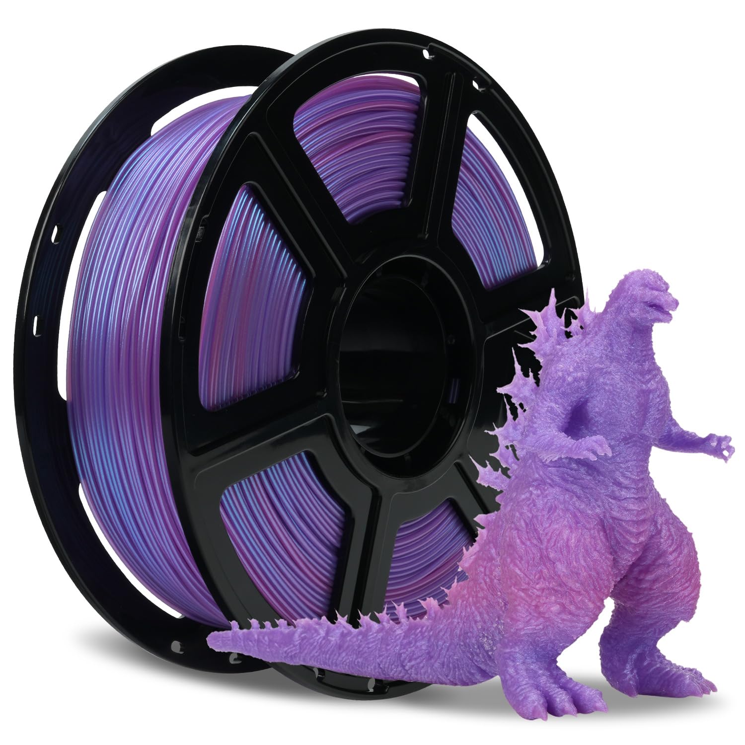 FLASHFORGE Chameleon Gradient Rapid PLA Filament Blue & Pink, High Flow Speedy Filament 1.75mm Max 500mm/s Fast Printing, Displa
