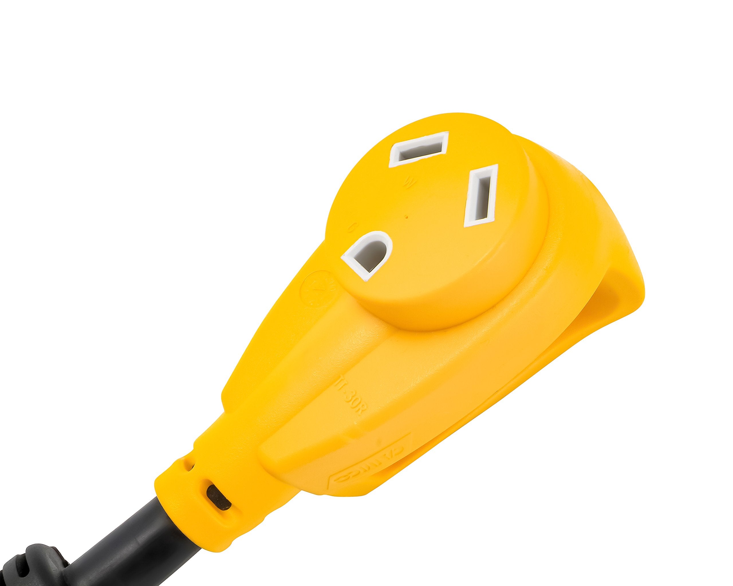 Camco Power Grip Camper/Rv 30-Amp Voltage Protector - Features Integrated Surge Protection Of Up To 2,800 Joules & Diagnostic Le
