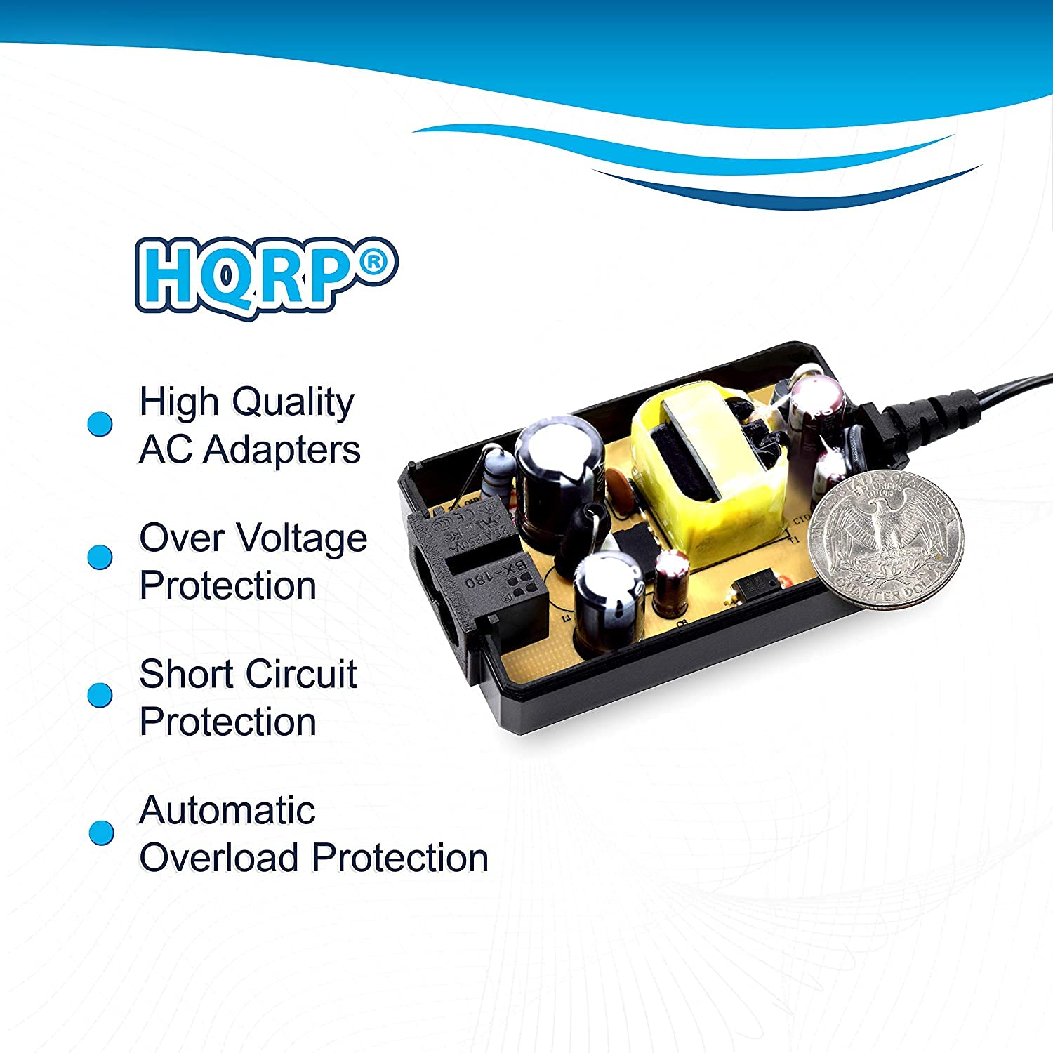 Hqrp Replacement Ac Adapter/Charger Compatible With Sony Handycam Ccd Trv608 Ccd Trv66 Ccd Trv68 Dcr Trv22 Dcr Trv25 Dcr Trv27 Dcr Trv30 Dcr Trv33 Dcr Trv38 Dcr Trv230 Dcr Trv250 Camcorder
