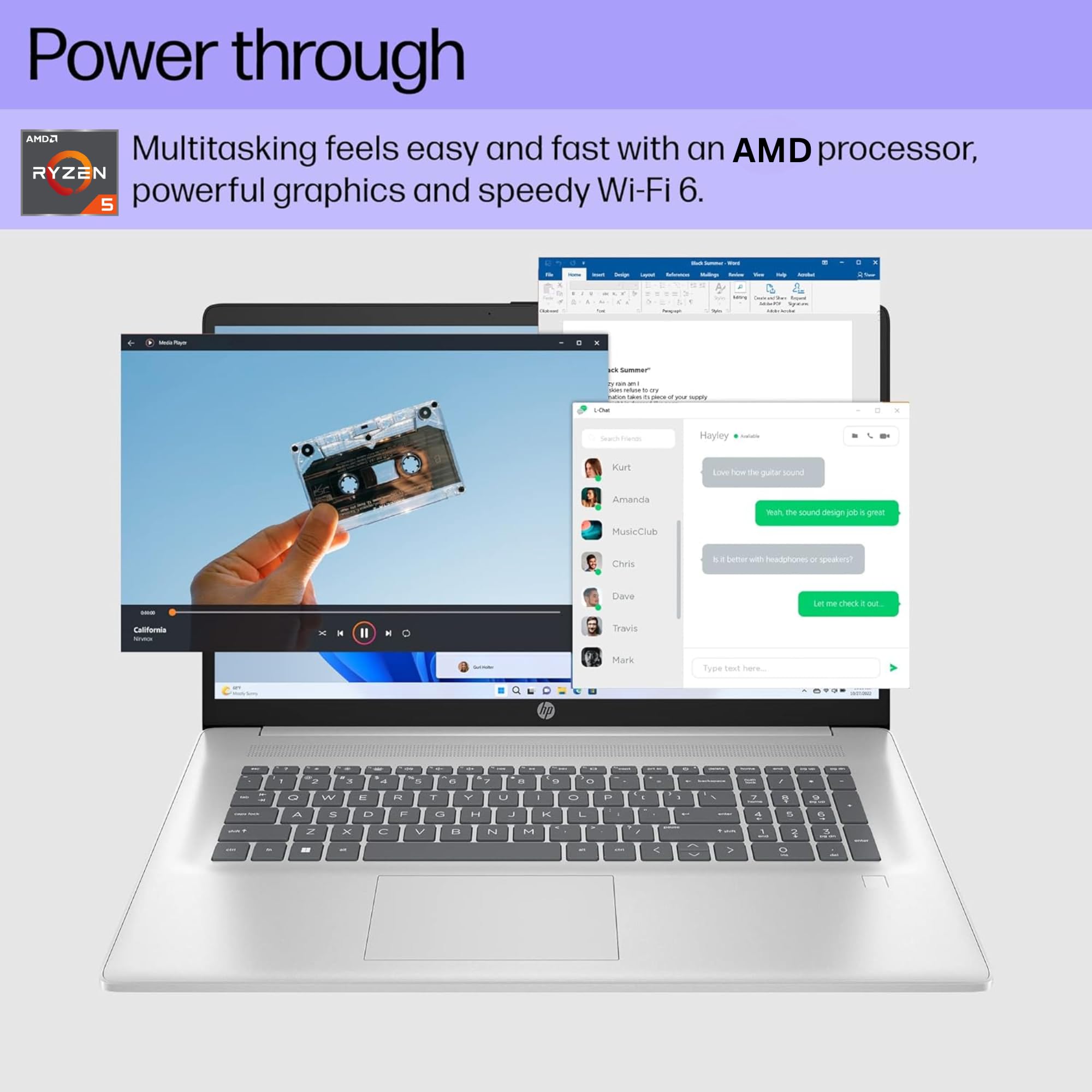 Hp High Performance Laptop (Amd Core, 64Gb Ram | 1Tb Storage)