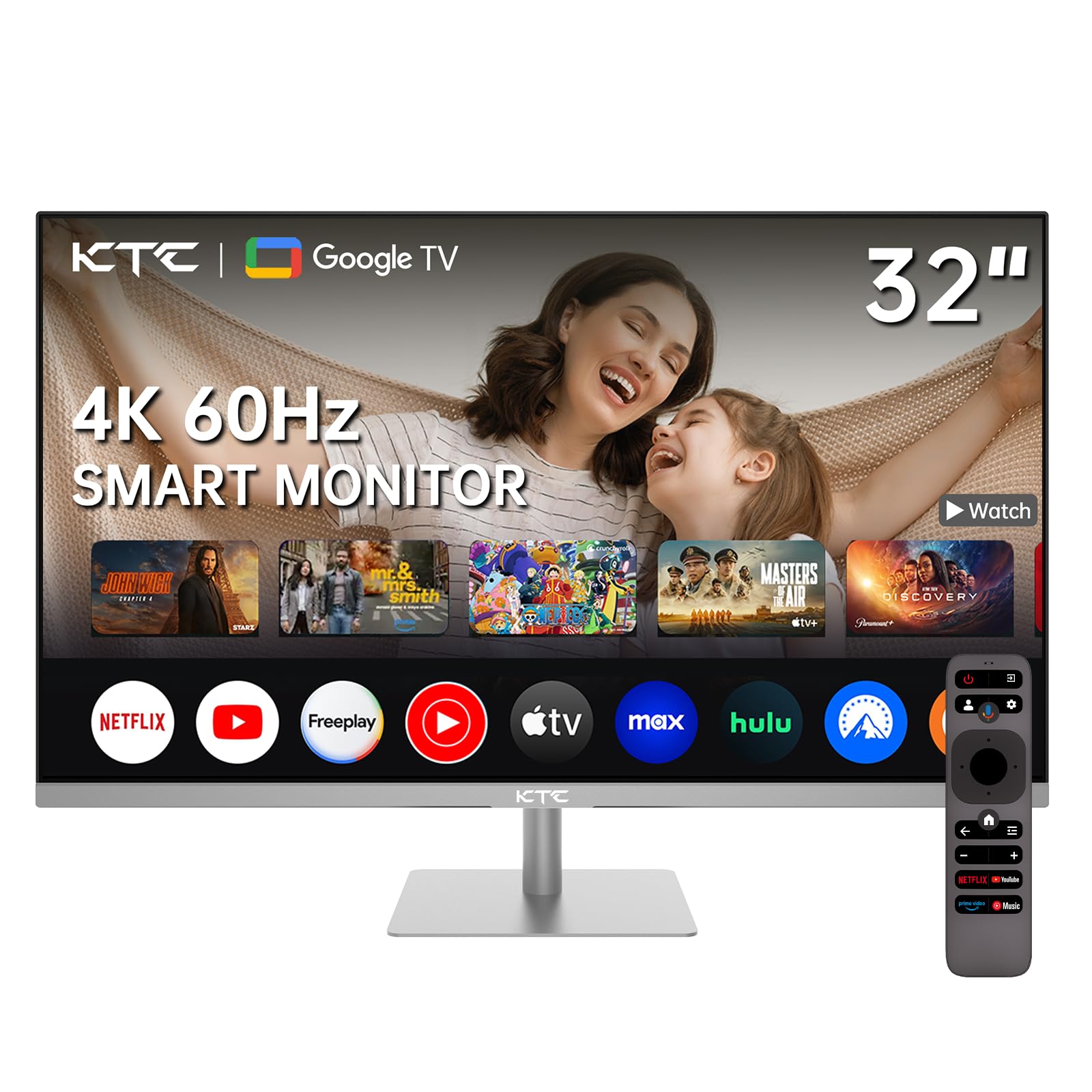Ktc 32 Inch 4K Smart Monitor with Google TV System - Thumbnail 3