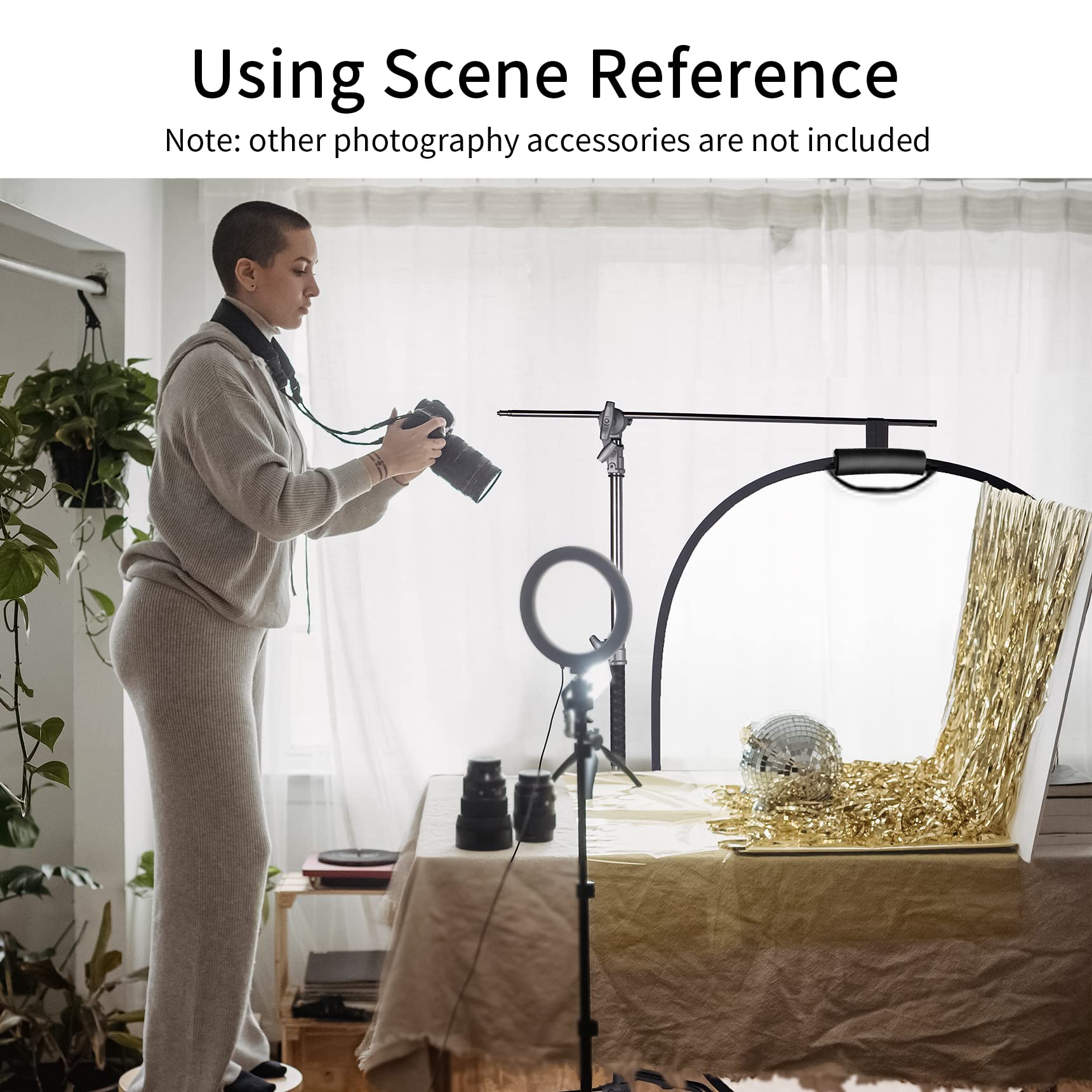 Selens 5 In 1 Oval Reflector With Handle For Photography Photo Studio Lighting & Outdoor Lighting (59 X 39 Inch)