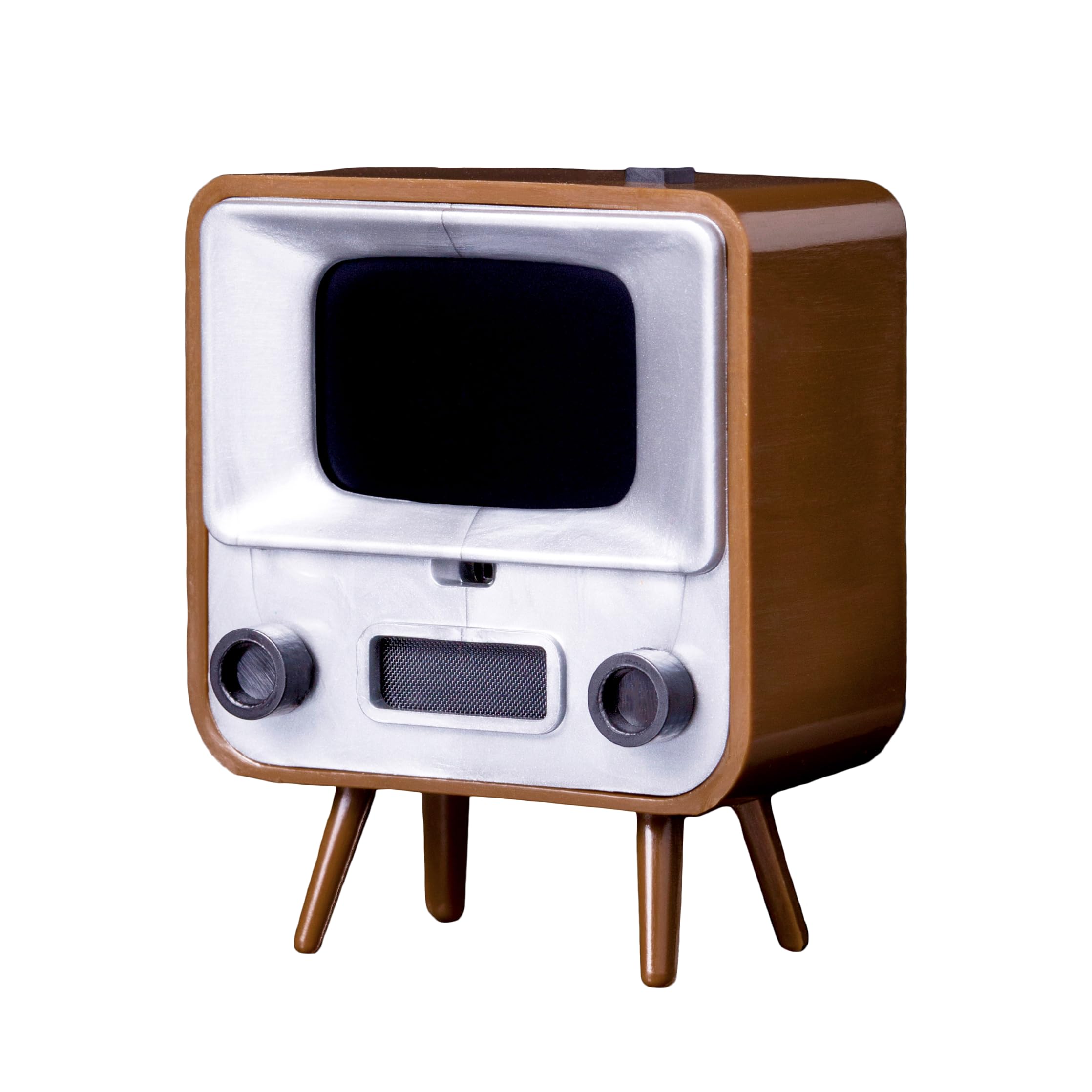 Tinytv 2   Portable Retro Television With Working Rotary Knobs   Load Your Own Videos Easily Via Usb Onto Your Own Minature Tv (