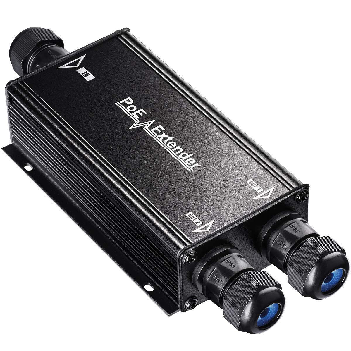 Cudy 2 Channel Gigabit Outdoor Poe Extender,2 Output Poe Ports, Ip67 Waterproof, 10/100/1000Mbps, Poe Repeater/Poe Amplifier/Poe Booster, Wall Mount, Comply With 802.3Bt / 802.3At / 802.3Af