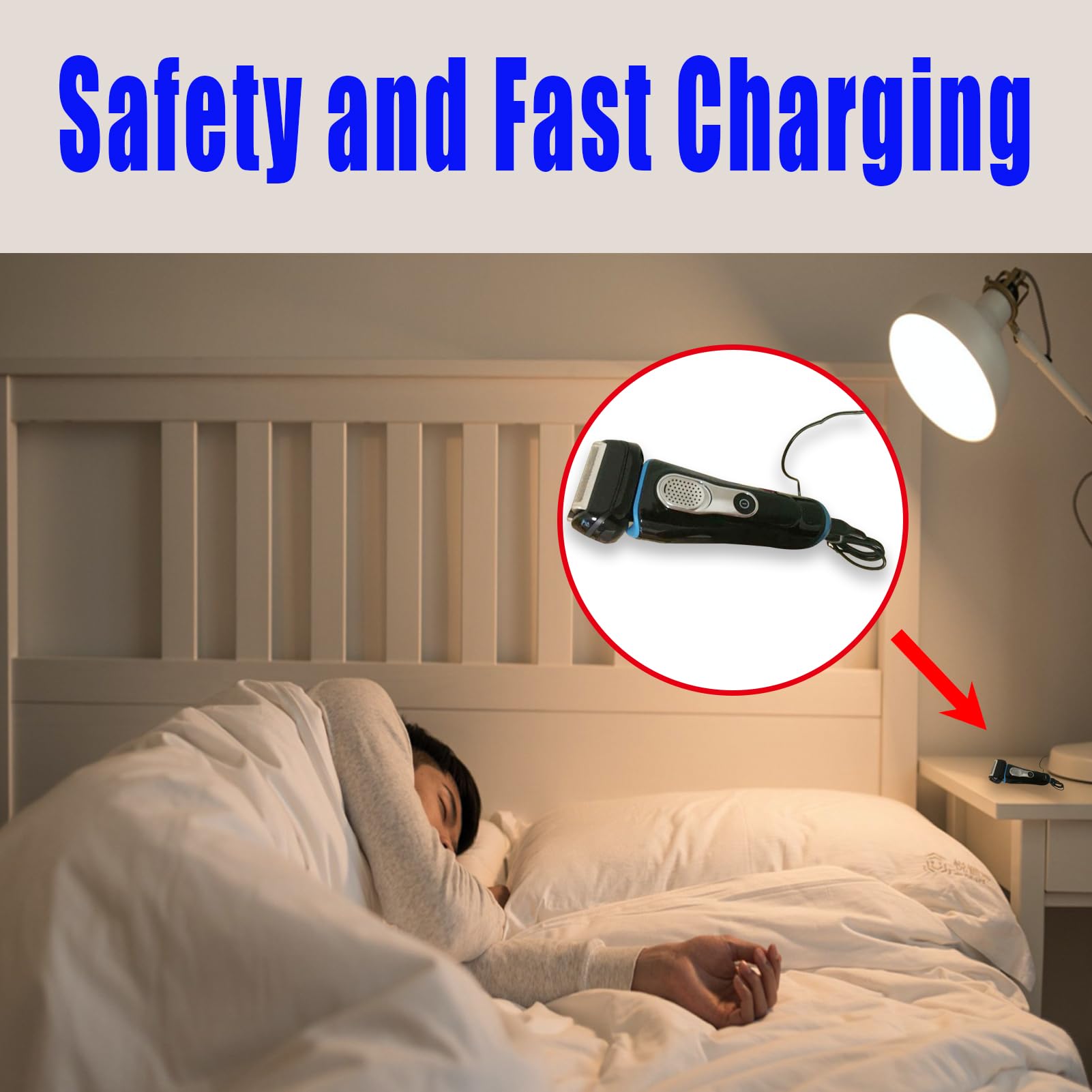 12V Charger Replacement For Braun Shaver S3 S6 S7 S8 S5 S9 S1 Charging Cord For Series 1 3 5 6 7 8 9 Wall Power Adapter For Brau