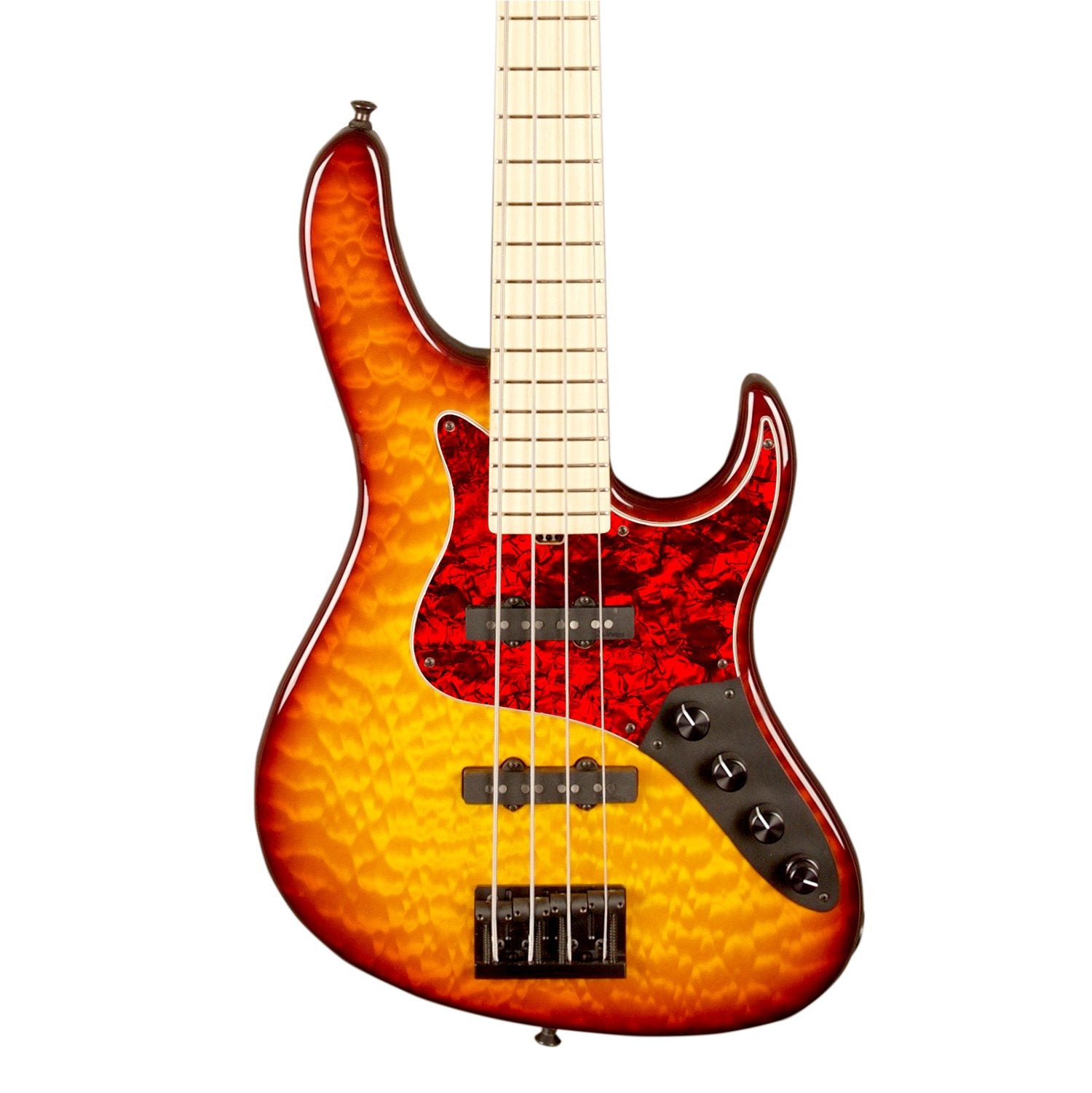 Dandrea Jazz Bass Pickguards For Electric Guitar, Red Pearl