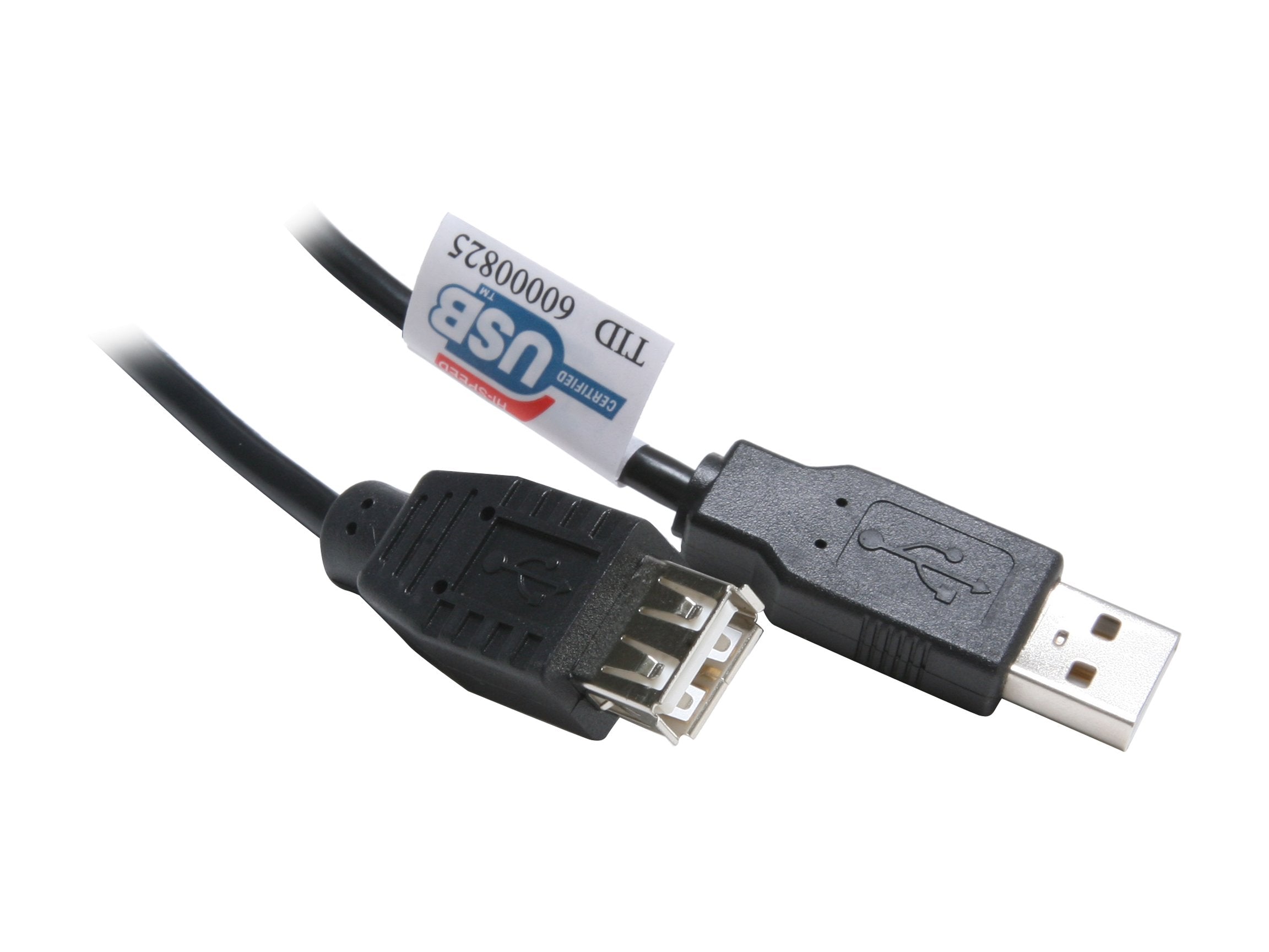 Nippon Labs Usb 15 Mf Bk 15 Feet Usb 2.0 M/F Extension Cable, Black