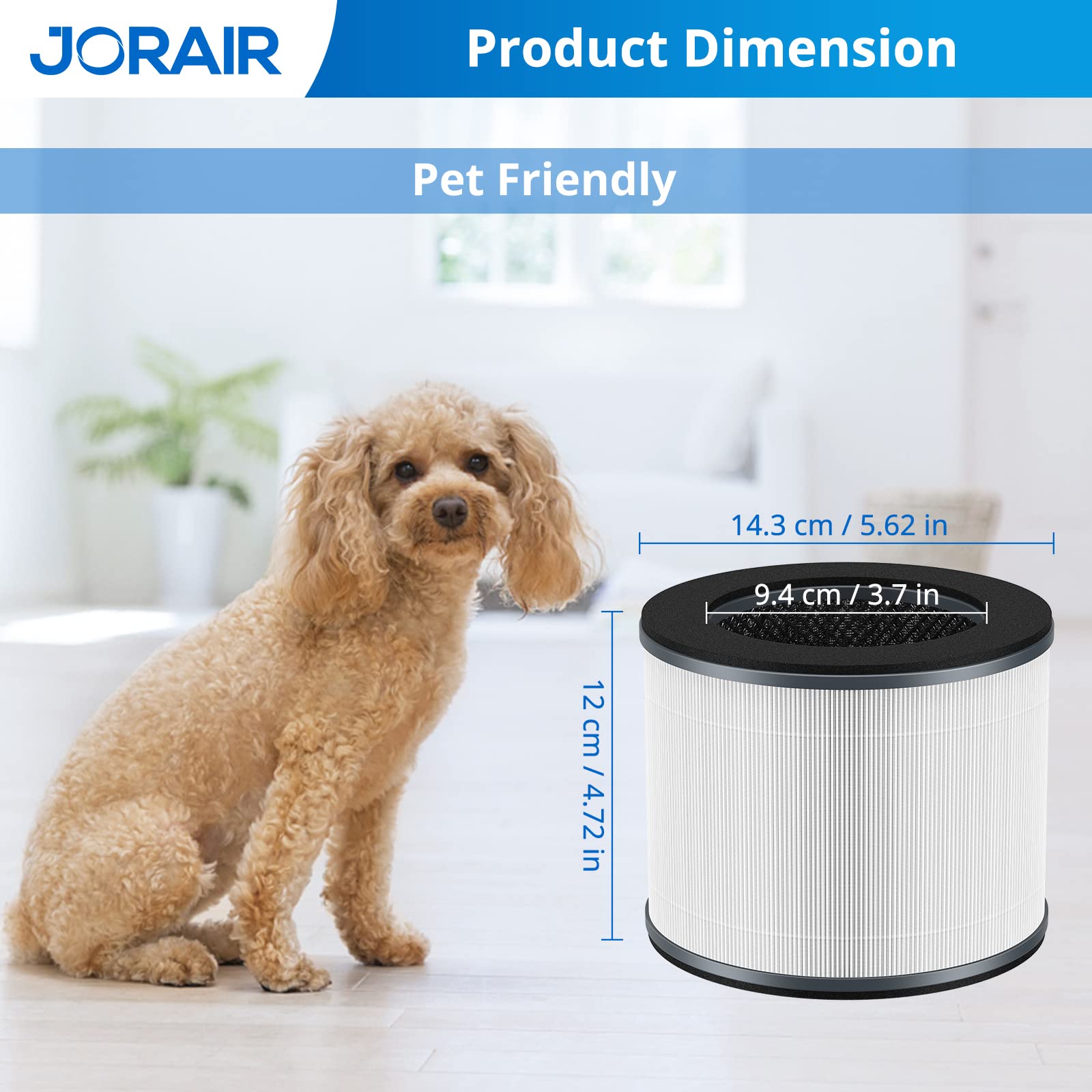 Ap T10Fl Air Purifier Filte Replacement For Homedics Compatible With Homedics Totalclean Ap T10 Bk And Ap T10 Wt, 360 Degree H13