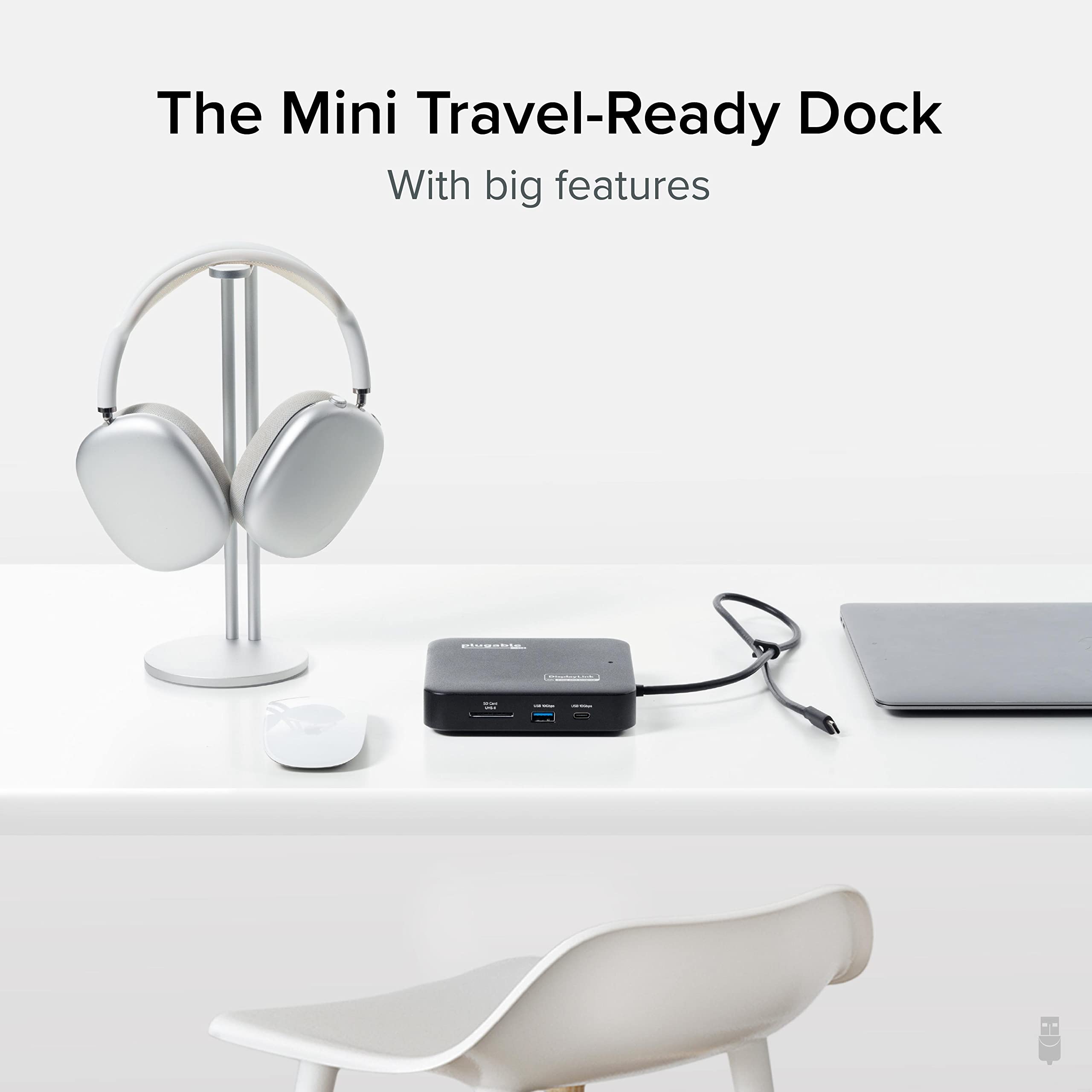 Plugable 7-In-1 Usb C Docking Station Dual Monitor - Dual Hdmi Dock Is Compatible With Mac And Windows, Usb4, Thunderbolt Or Usb