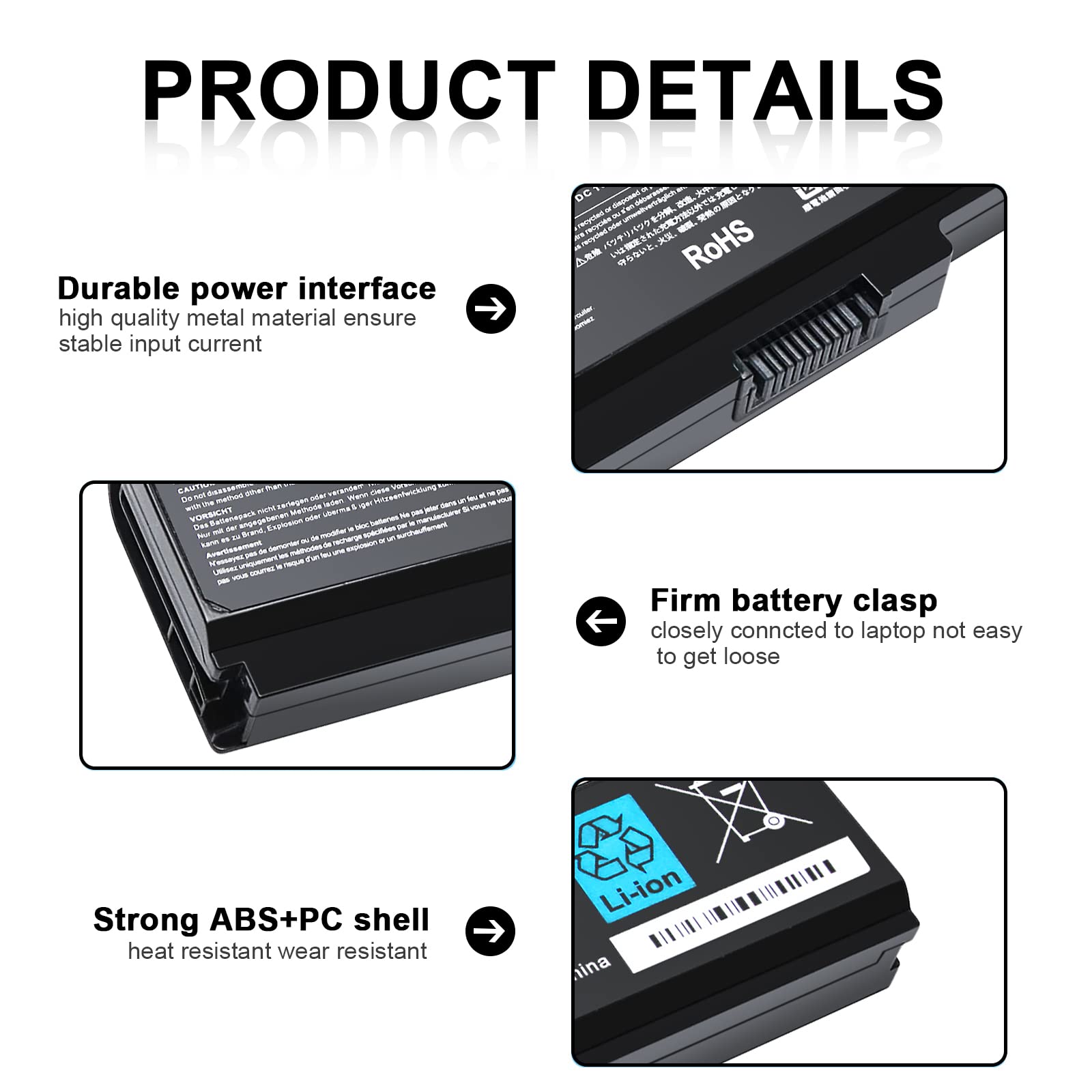 New Replacement Pa3817U 1Brs Battery For Toshiba Satellite C655 C675 C675D L645 L645D L655 L655D L675 L675D L745 L755 L755D P745