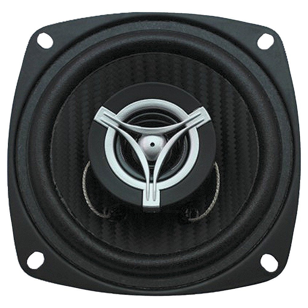 Power Acoustik Ef 42 2 Way Coaxial Speaker 250W Carbon Fiber Pp Cone
