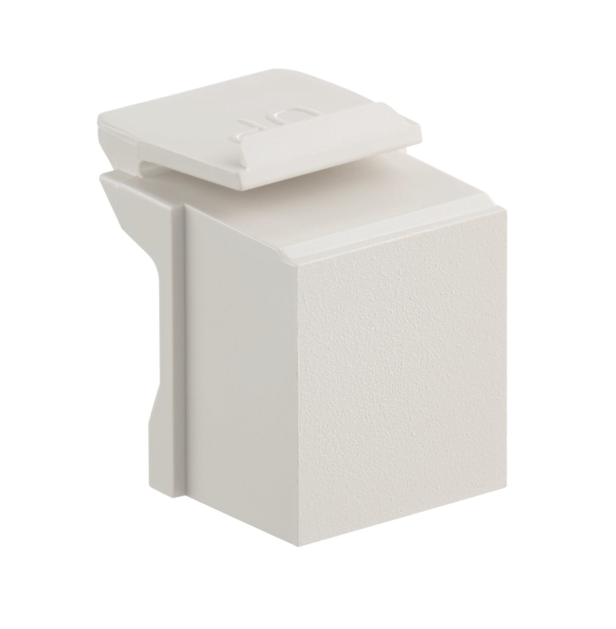 Leviton 41084 Bt Blank Quickport Insert, 10 Pack, Light Almond