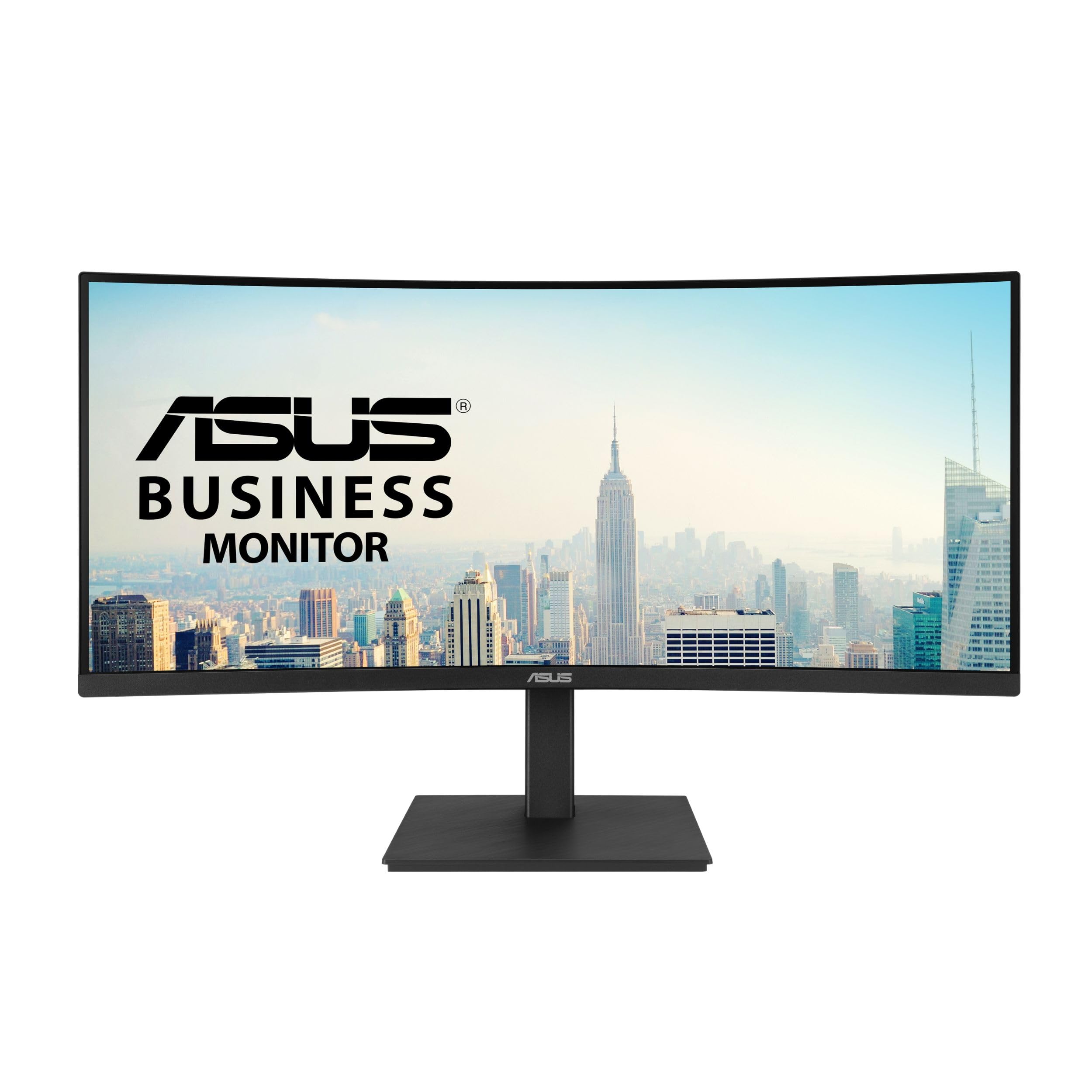 ASUS 34 Curved USBC Docking Monitor (VA34VCPSR)  WQHD (3440x1440), 1500R Curvature, Frameless, USBC PD 96W, RJ45, USB hub,