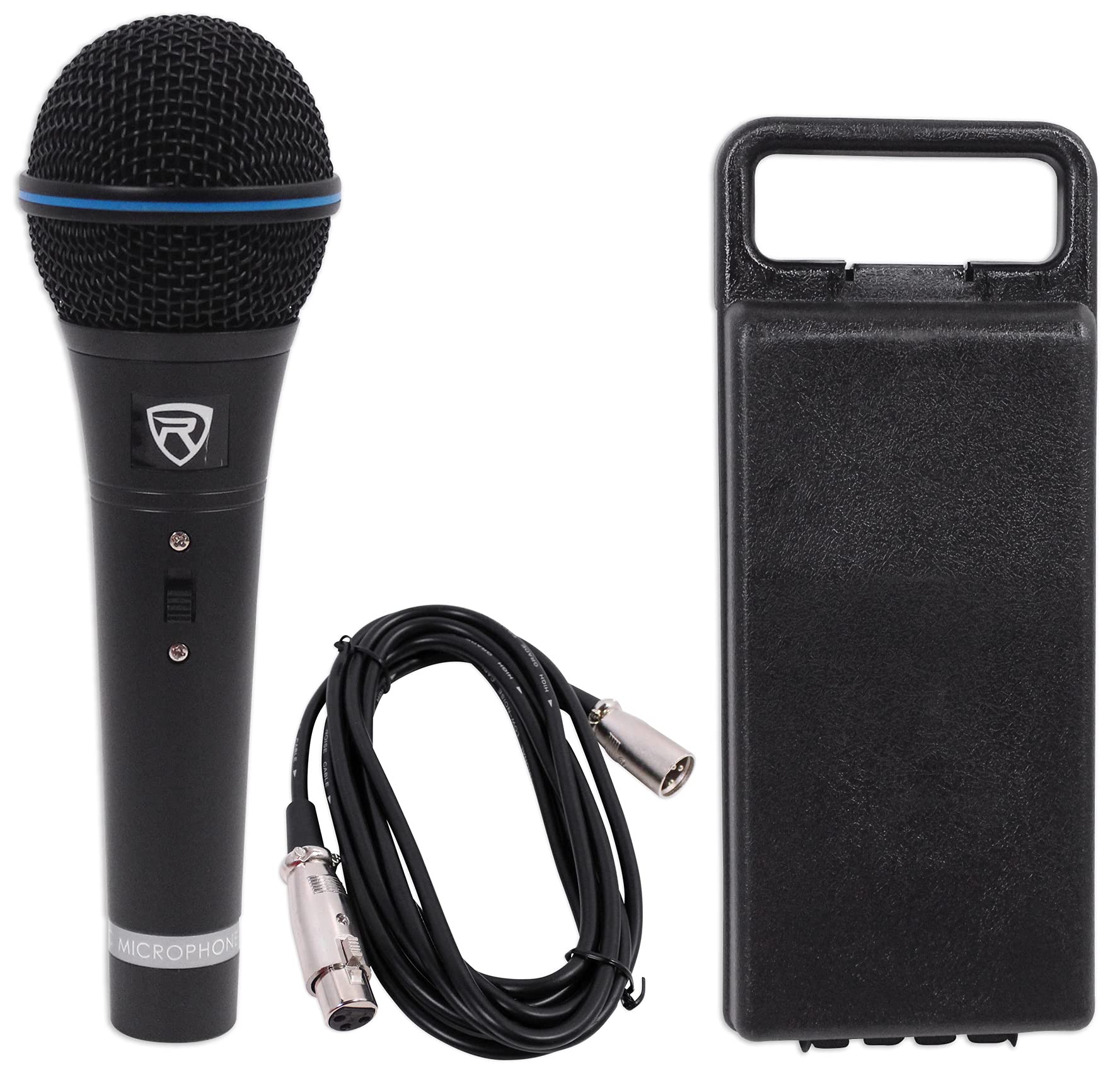 Rockville Rmm Xlr Highend Metal Handheld Wired Microphone +100% Ofc Xlr Cable