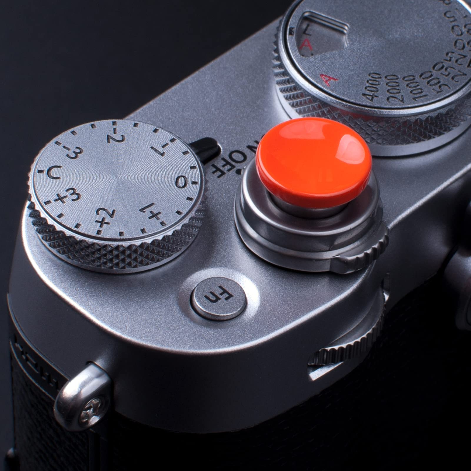 Vko Orange Metal Soft Shutter Release Button,Delicate Camera Shutter Button 11Mm Concave 10Mm Convex Surface(2 Pack)