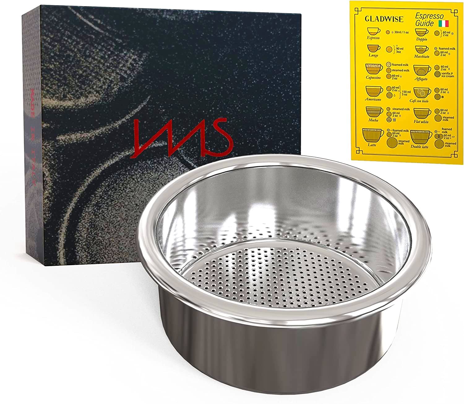 Ims 54Mm Basket For Breville 18 22G Precision Portafilter Basket Fits 54Mm Tampers And Bottomless Portafilters