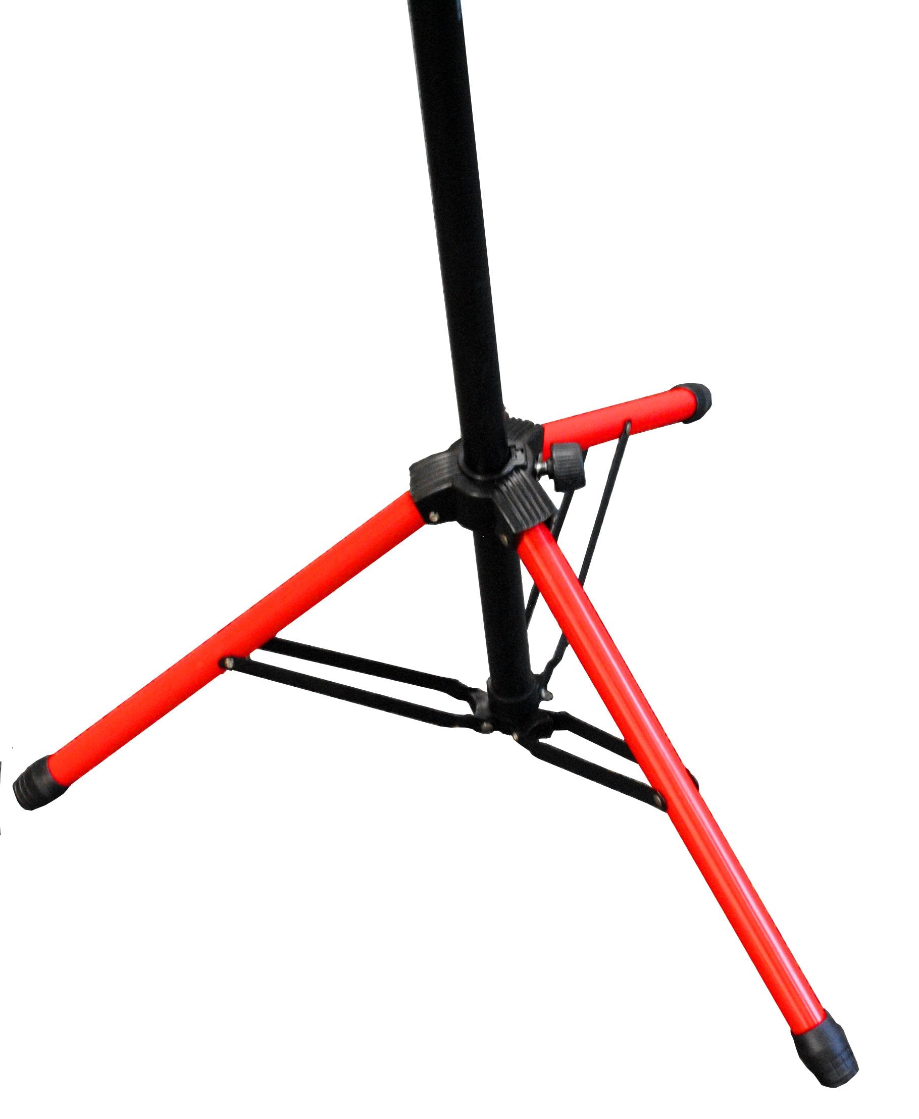 Audio 2000S 60'' Height Portable Sheet Music Stand Dual Color Red/Black Ast444A Rbk