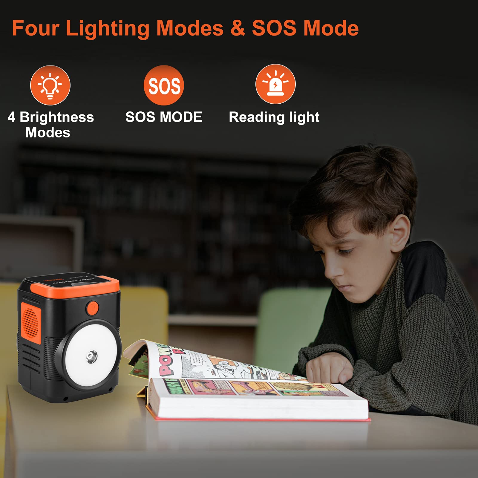 Bygd Portable Power Station, 111Wh/22500Mah Lithium Generator With Battery Charging Quick Charge & Led Light With 2 Usb Ports Ba