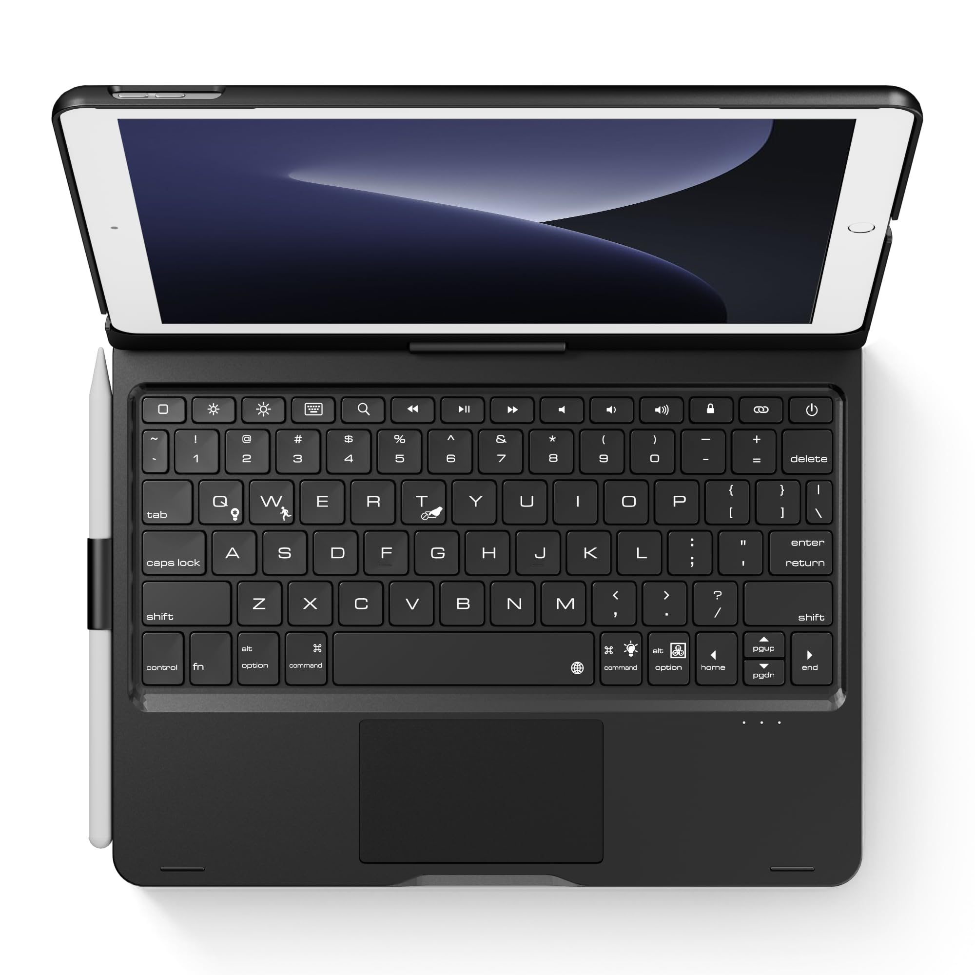 edaiser Swivel Keyboard Case for Apple iPad 10.2 inch 9th 8th 7th, iPad Air 3rd and iPad Pro 10.5 2nd Generation: Wireless Rotat