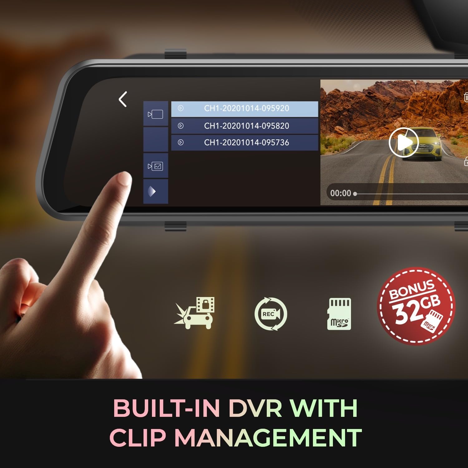 Rearview Dash And Back Up Cam