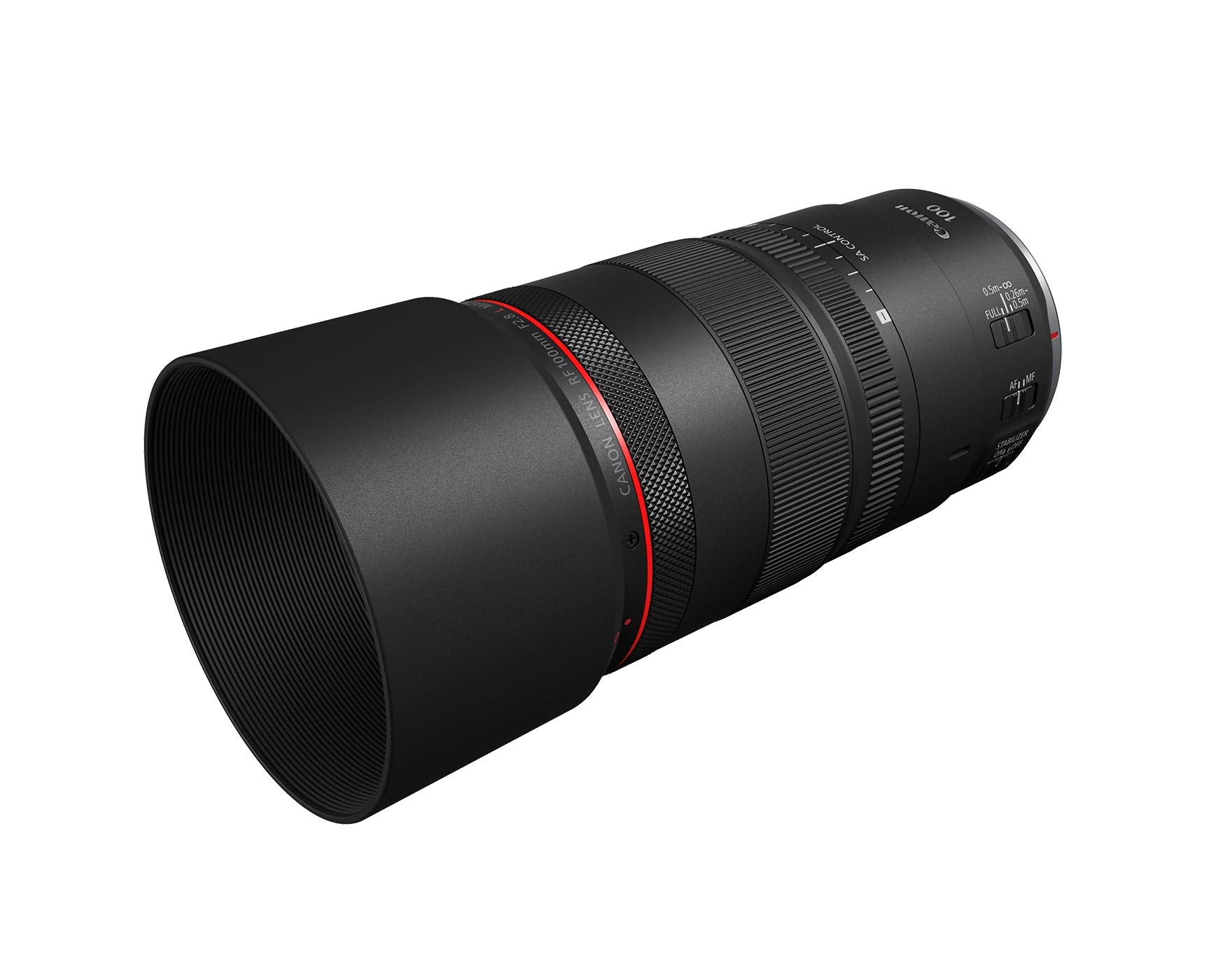 Canon RF100mm F2.8 L Macro is USM Lens, Medium Telephoto Lens, Macro Lens, Compatible with EOS R Series Mirrorless Cameras, Black