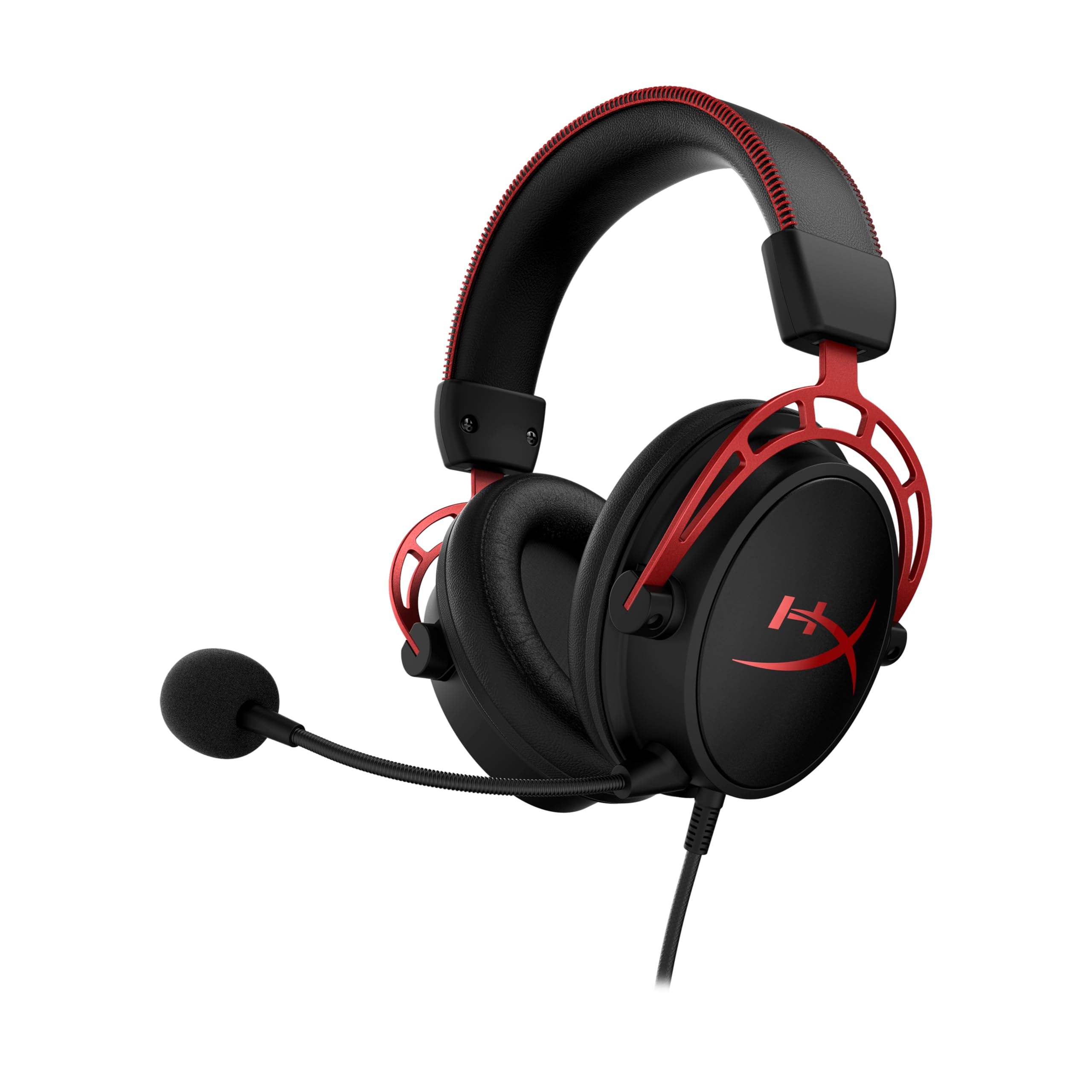 Hyperx Cloud Alpha   Gaming Headset, Dual Chamber Drivers, Legendary Comfort, Aluminum Frame, Detachable Microphone, Works On Pc