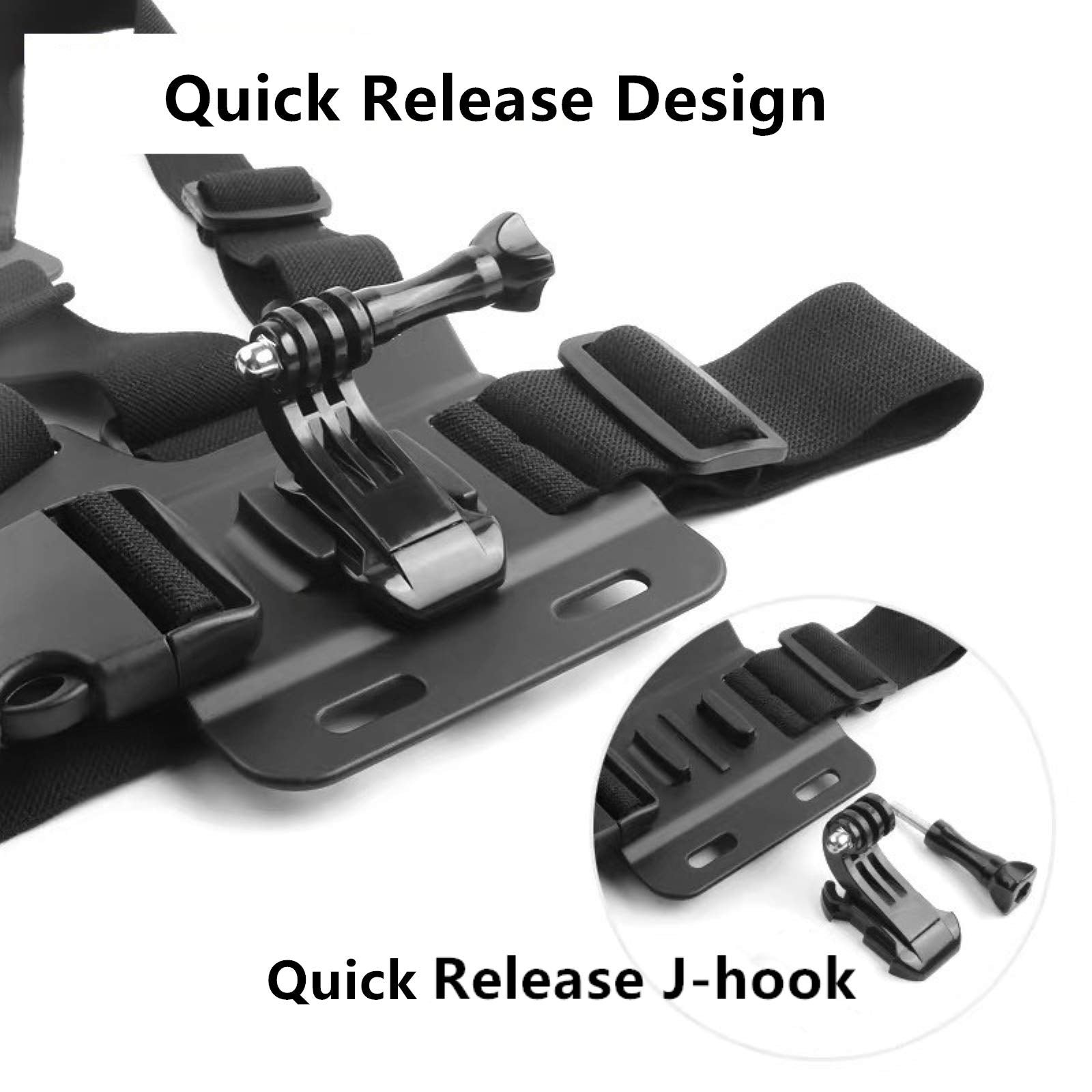 Dream Bull Chest Mount Harness Chesty Vest Head Mount Strap For Action Camera Compatible With Gopro Hero 12,11,10,9,8,Max,Go Pro