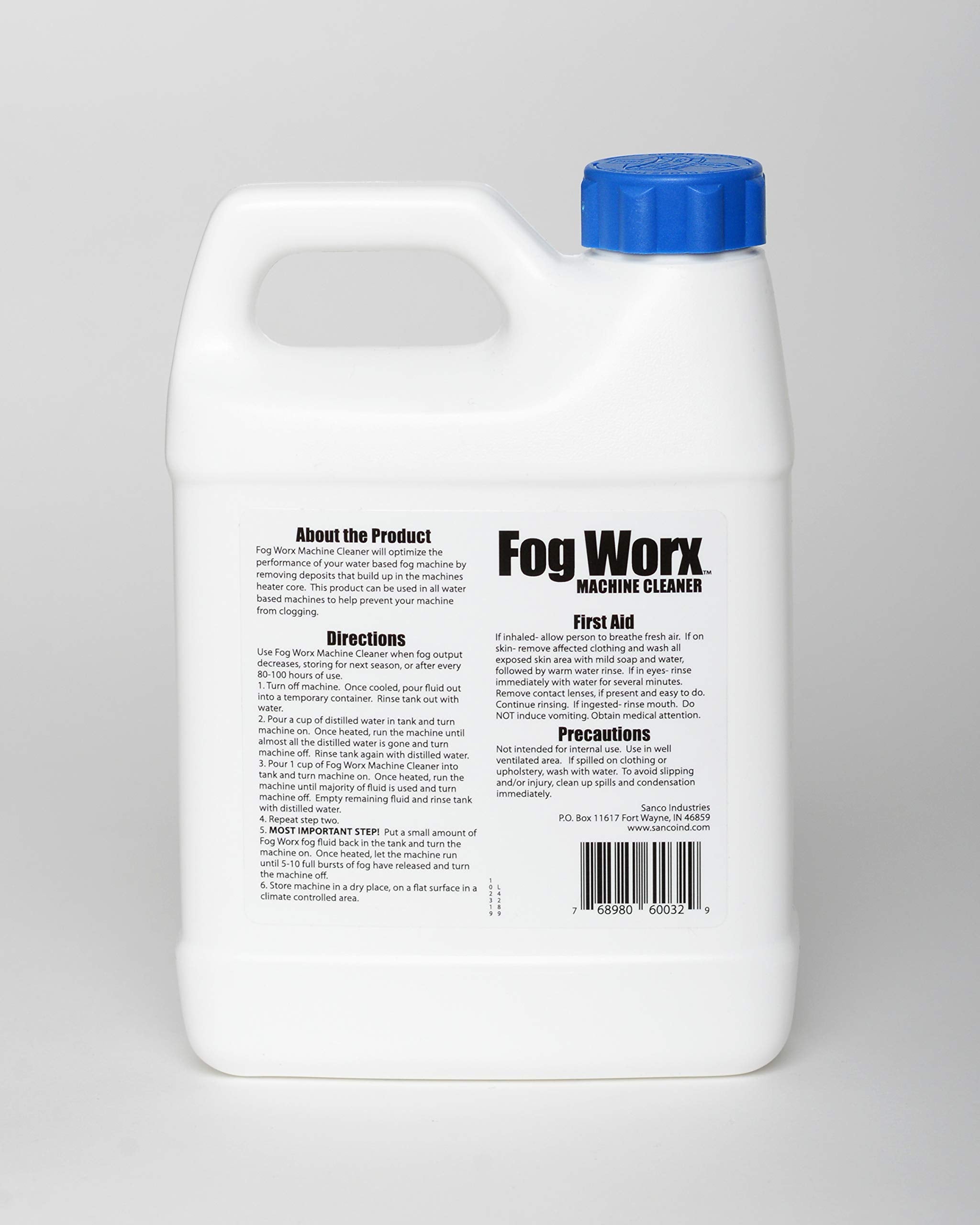 Fog Worx Fog Machine Cleaner - 1 Quart, Maintains Performance of Water Based Machines