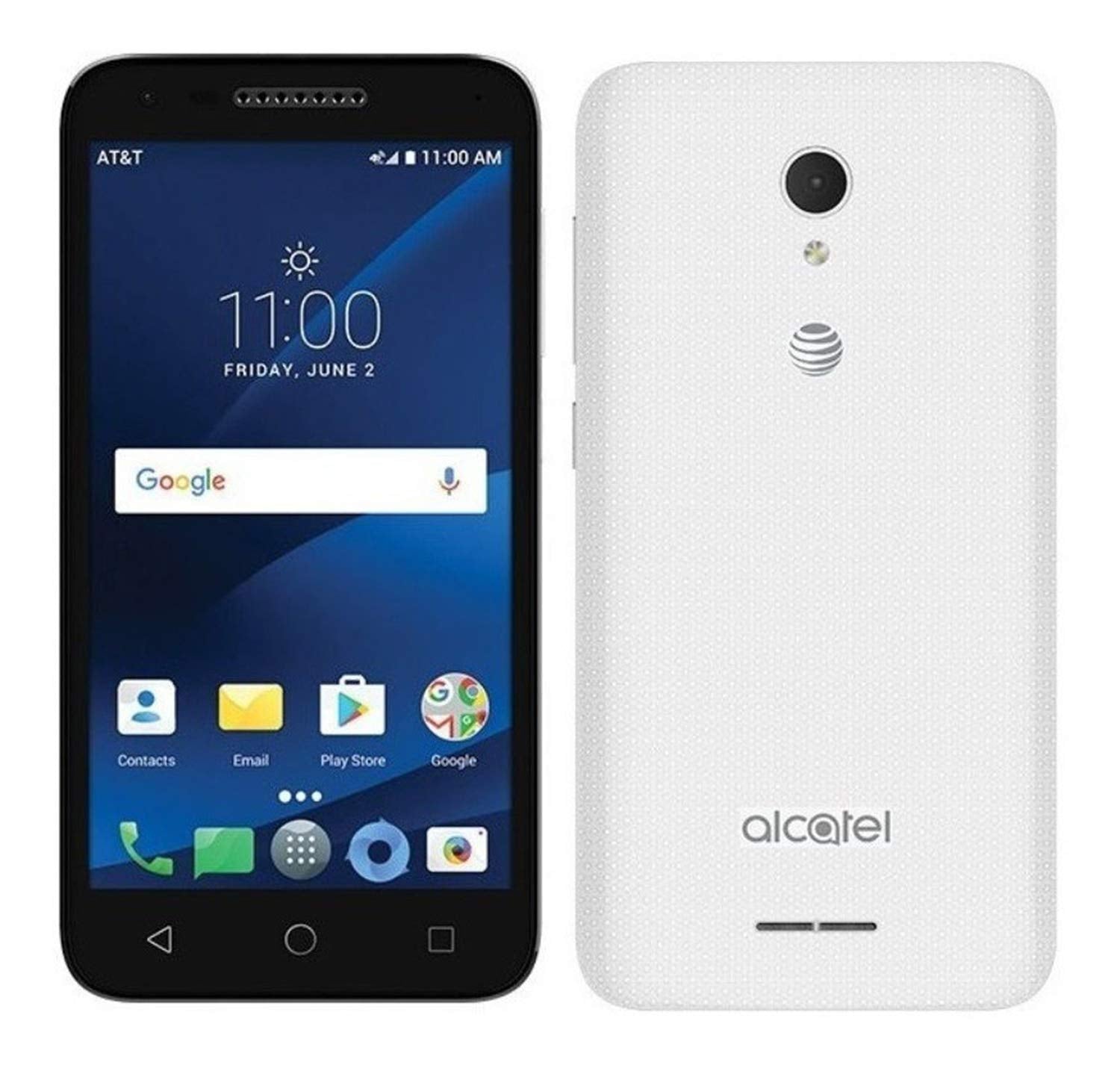 Alcatel   Cameox 4G Lte With 16Gb Memory Cell Phone   Arctic White (At&T)