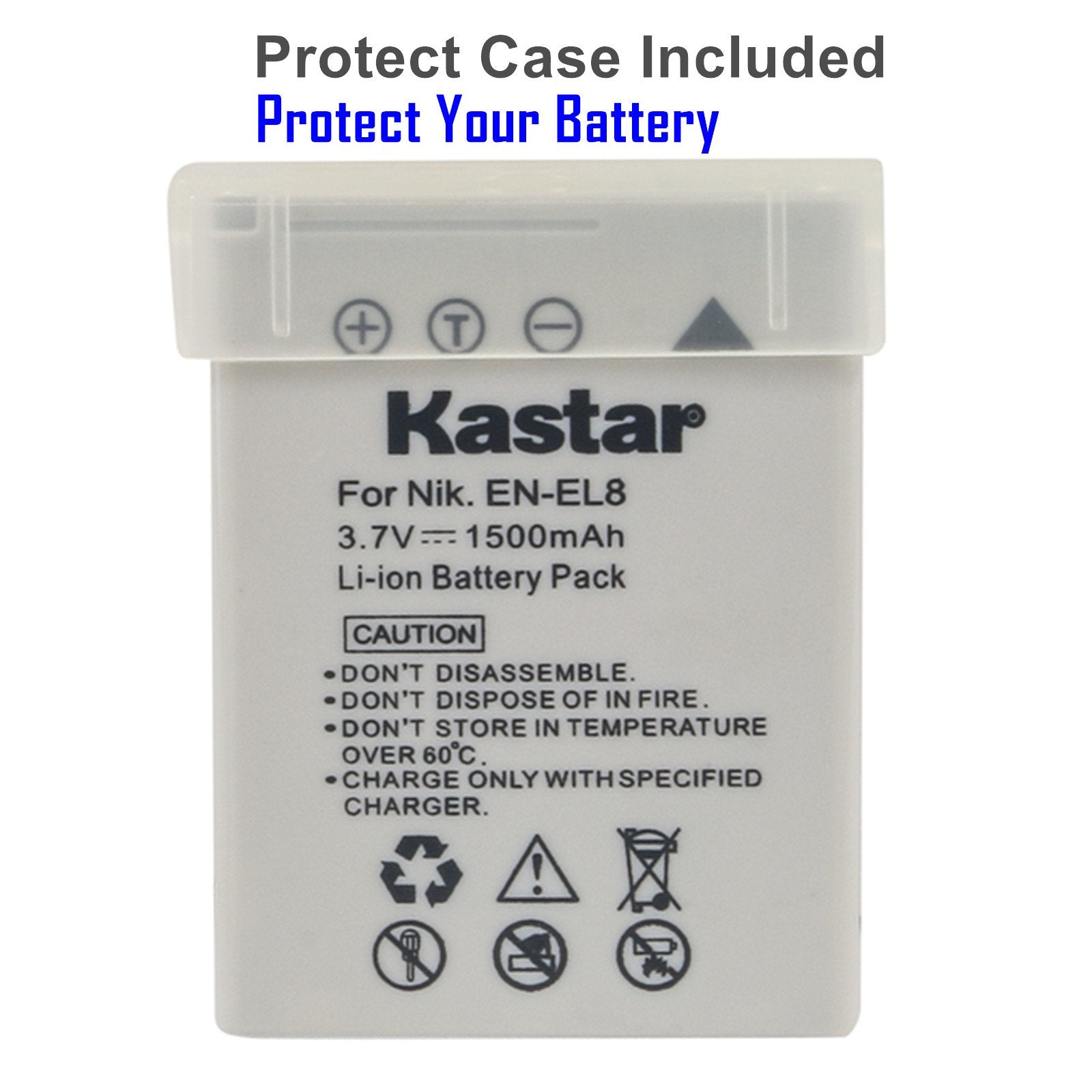 Kastar Battery 2 Pack and AC Travel Charger with Car Adapter for Nik EN EL8 ENEL8 and Nik Coolpix S7c S1 S2 S3 S5 S6 S8 S9 Coolpix S50 S50c Coolpix S51 S51c S52 S52c Cool Station MV 11 MV 12