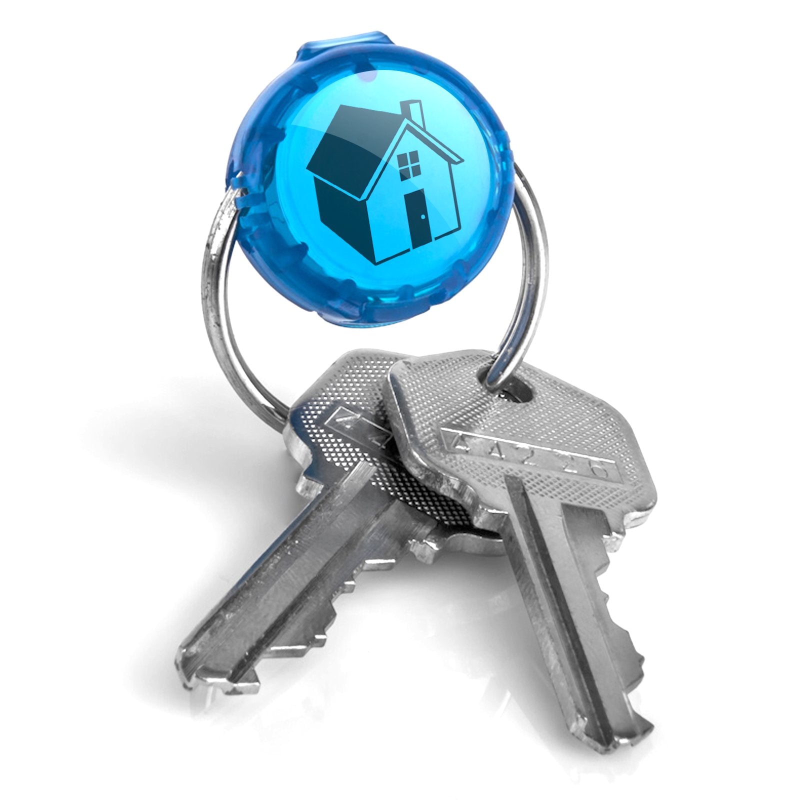 Dotz Key Identifiers, 3 Count With Two Rings, Bright Colors (Dki141Mc C)