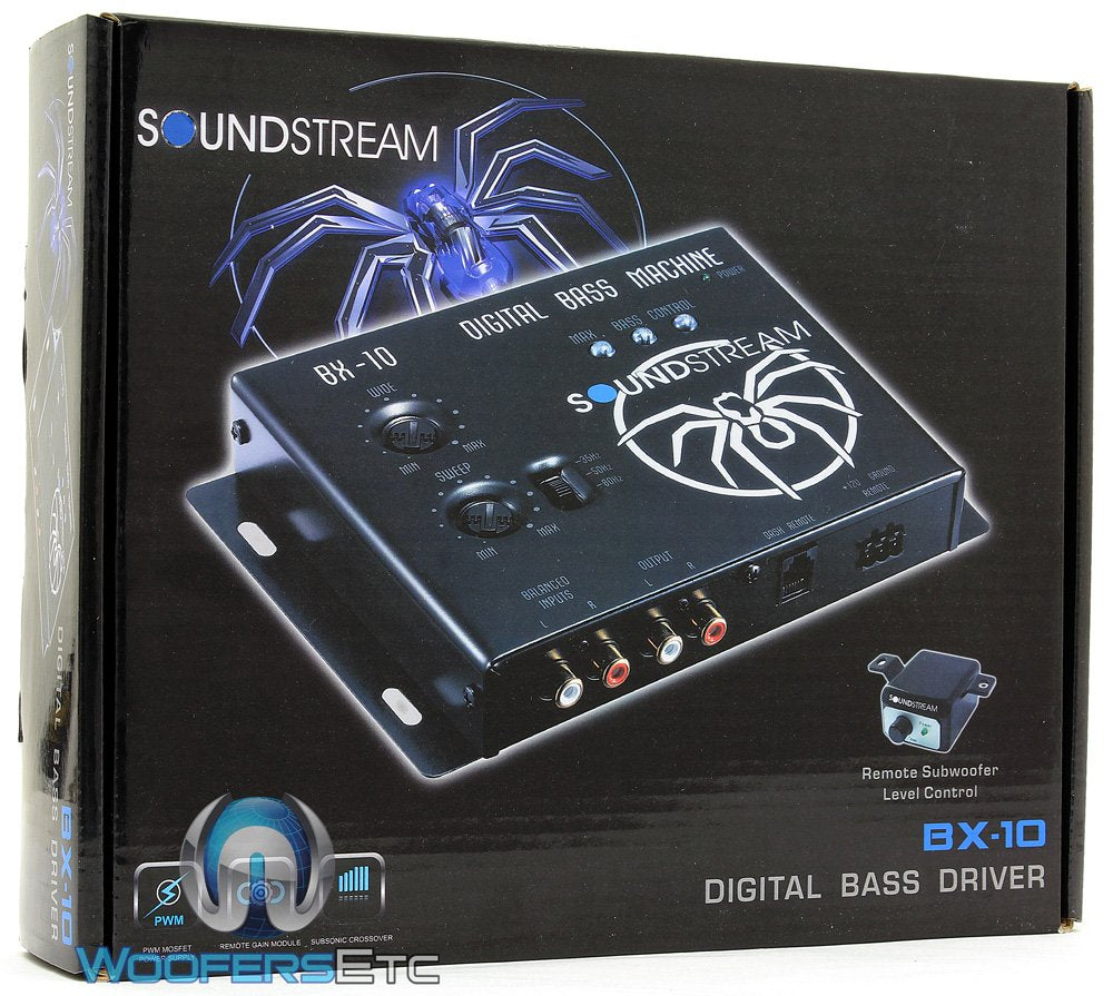Soundstream Bx 10 Digital Bass Reconstruction Processor With Remote,Black